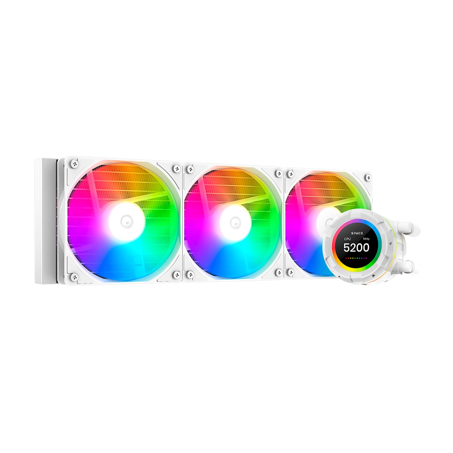 Water Cooler ID-Cooling SL360 XE WHITE, for S1700/1200/2066/2011/115x/AMD