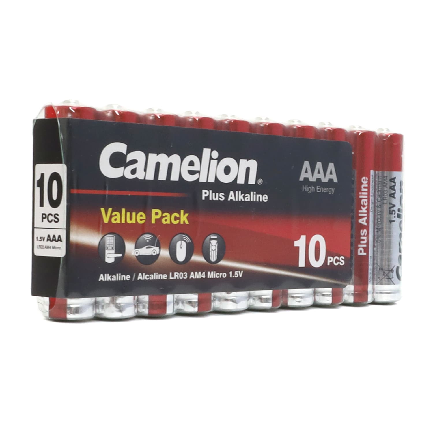 Батарейки Camelion AAA (LR03-SP10-DA), alkaline Plus, комплект - 10 штук