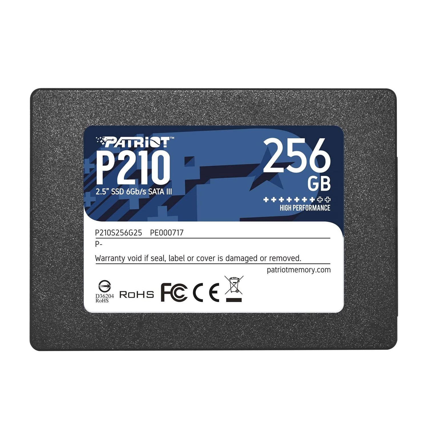 SSD SATA  256 GB Patriot P210, P210S256G25, SATA 6Gb/s