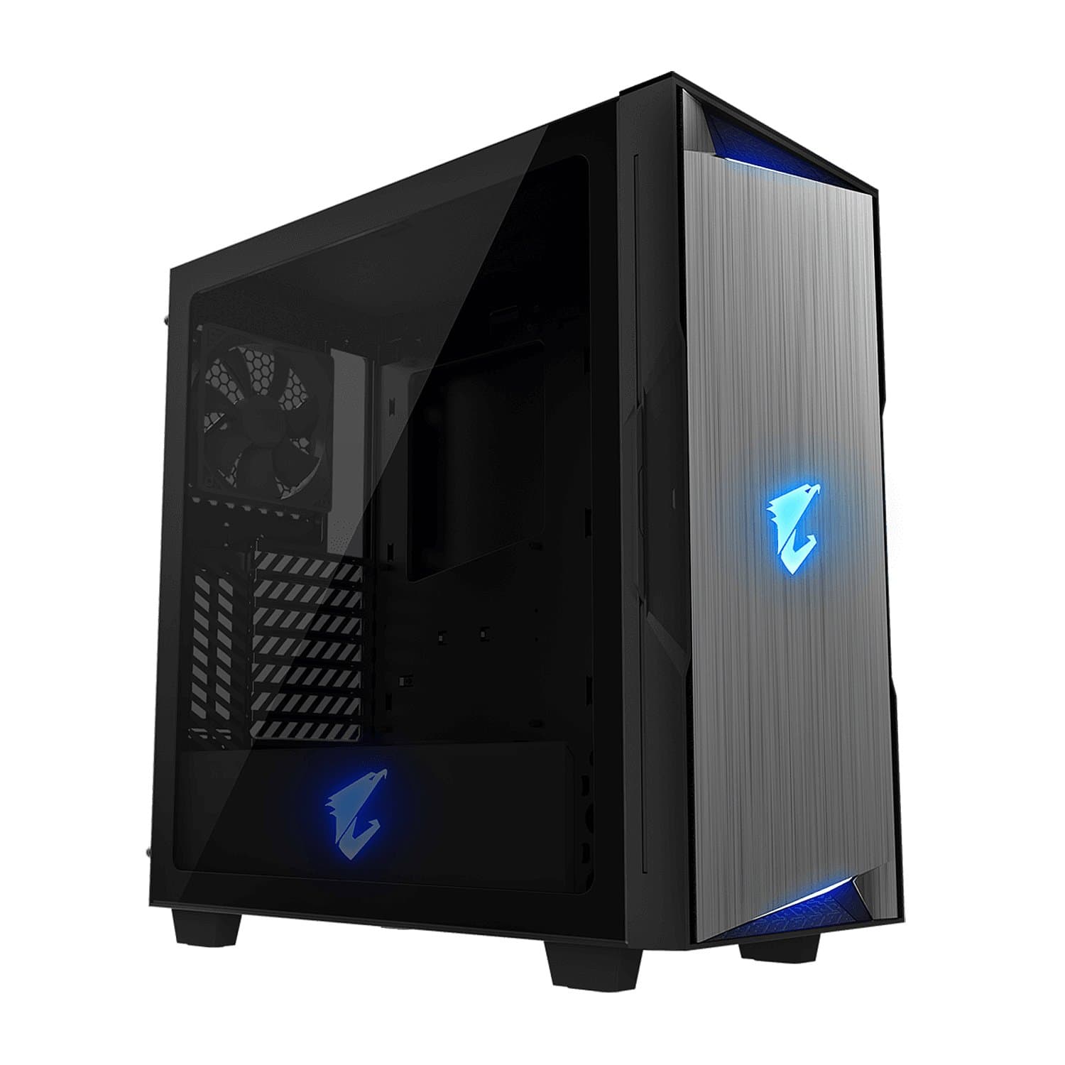 Case ATX midi tower Gigabyte Aorus, GB-AC300G, (без БП), black