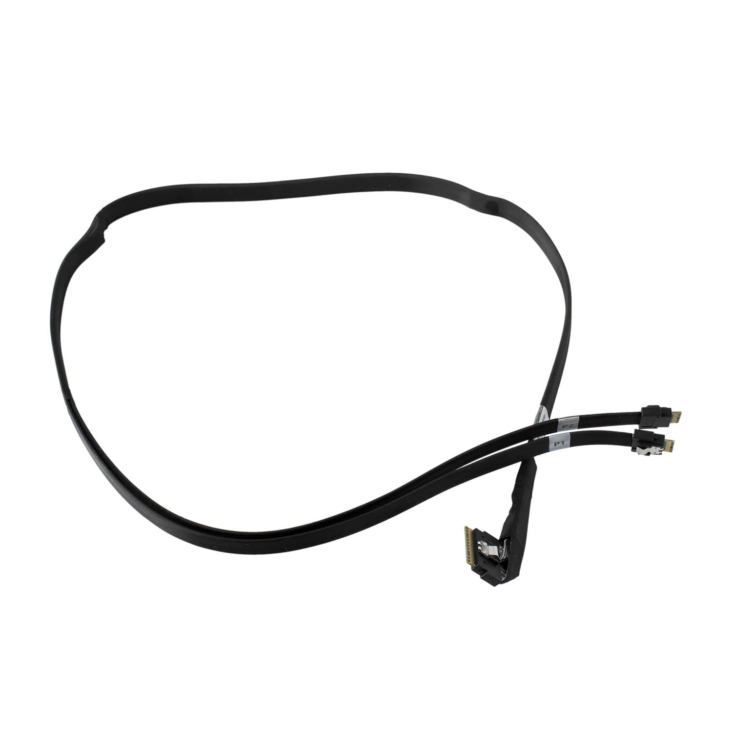 Cable SAS, Supermicro CBL-SAST-1296F-100, SlimSAS x8 to 2x4, Card to Basket