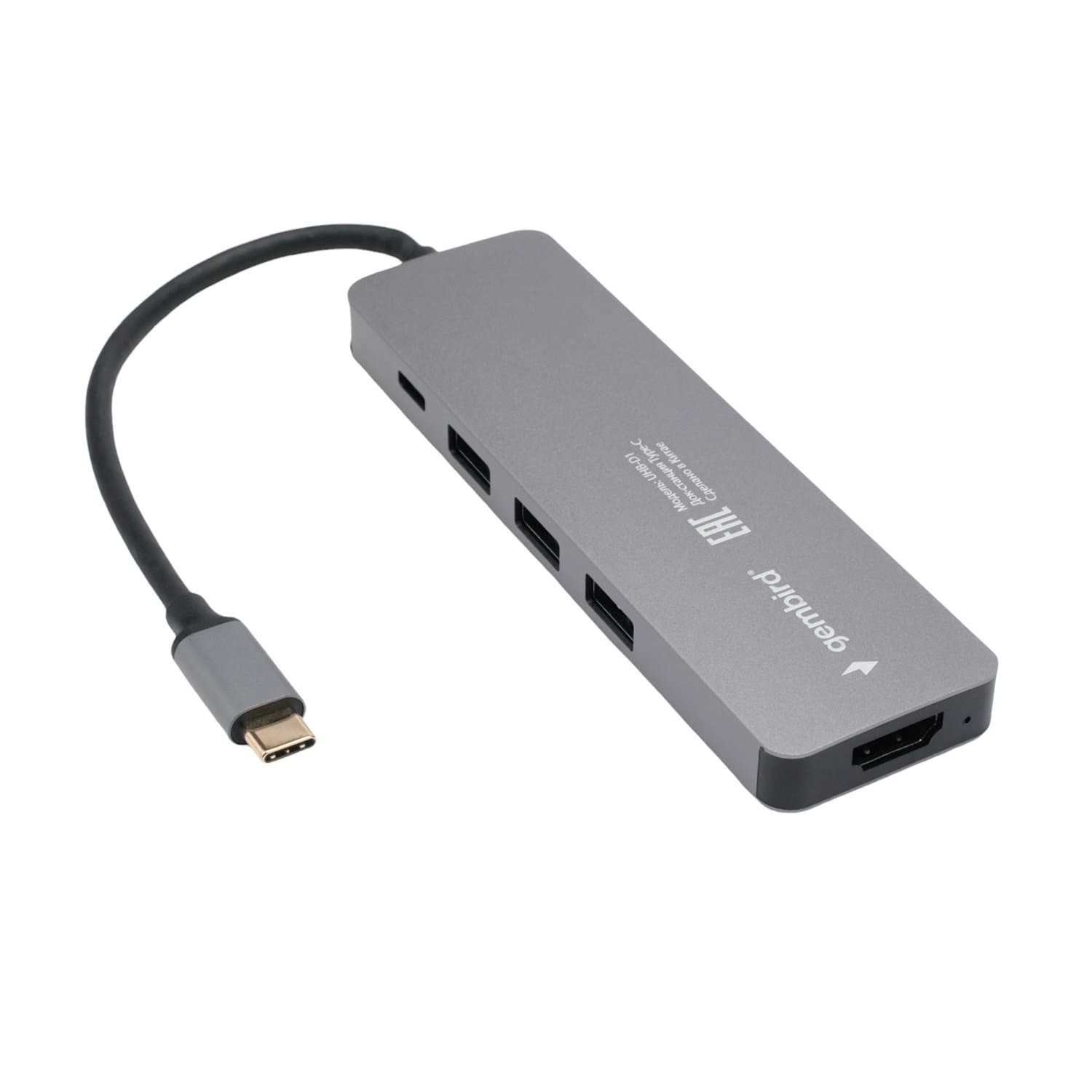 USB Hub 3 port Gembird UHB-D1, HDM/Type-C/USBx3
