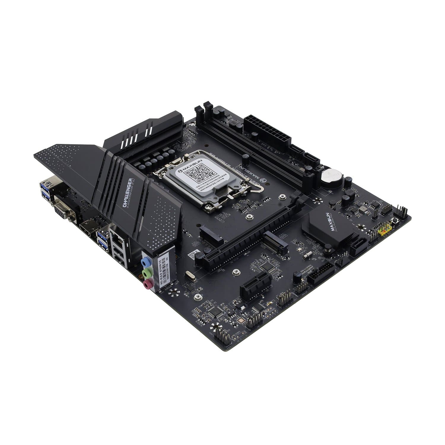 MB Socket1700, MATX, iB760 (VGA+HDMI), MaxSun Challenger B760M D5, 2DDR5, PCIx16, PCIx1