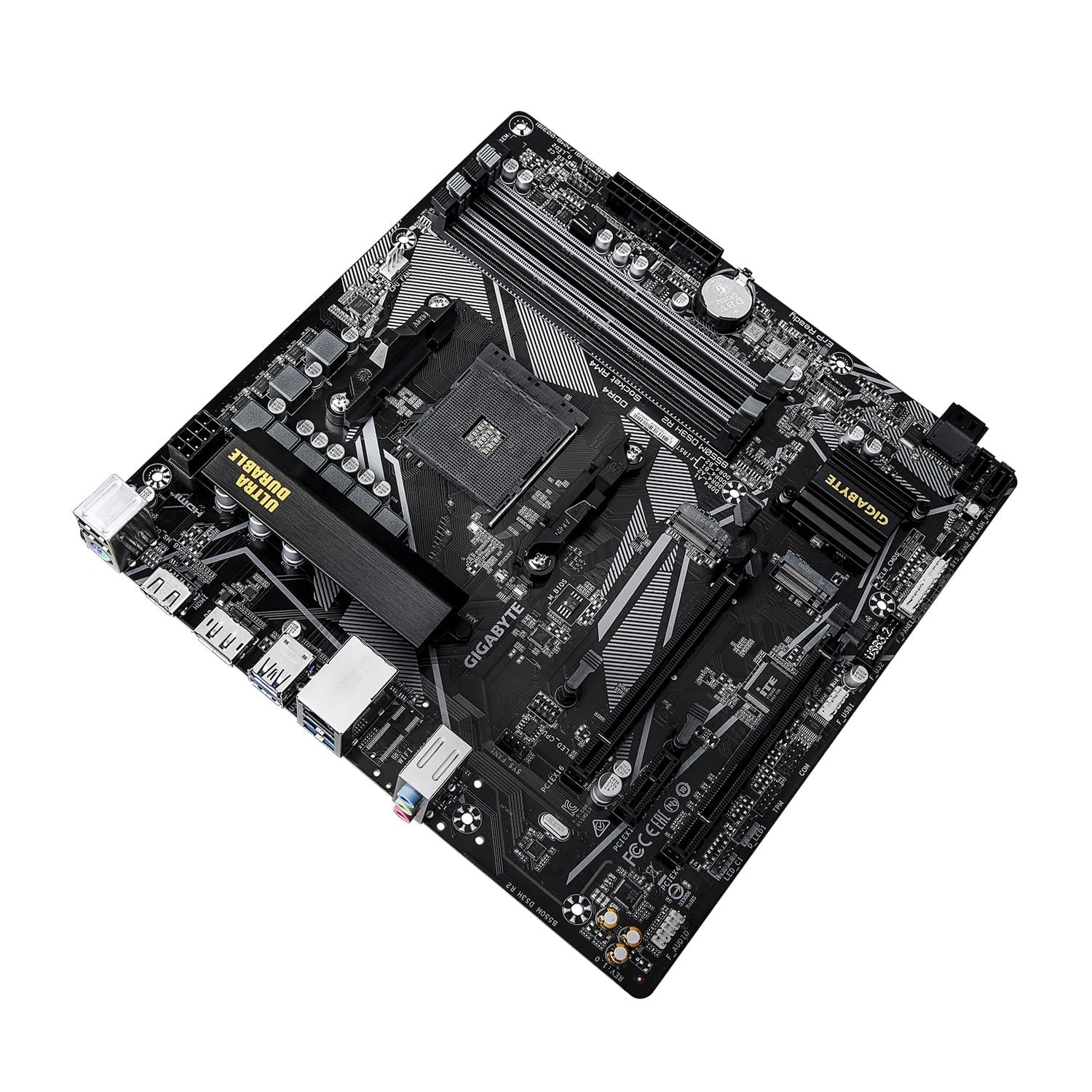 MB Socket AM4, MATX, AMD B550 (DP+HDMI) Gigabyte B550M DS3H R2, 4DDR4, 1PCIx16,PCIx1