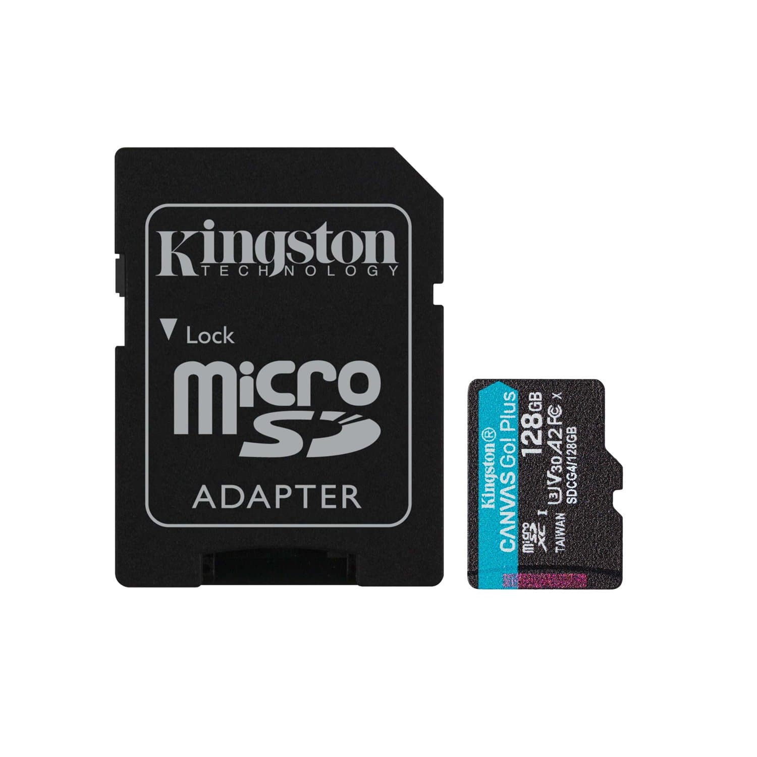 Карта памяти Kingston SDCG4/128GB Canvas Go Plus A2 U3 V30 128GB
