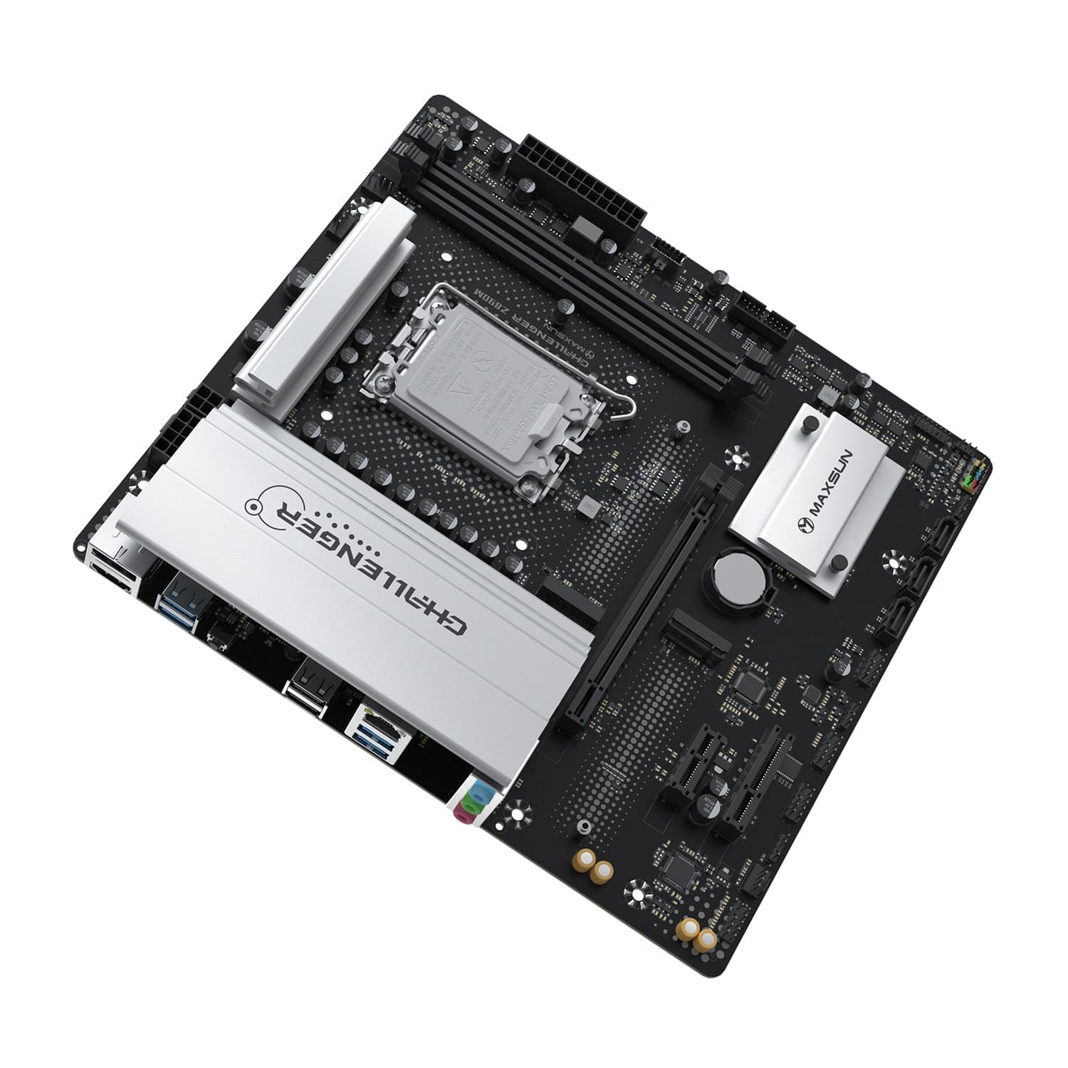 MB Socket1851, MATX, iZ890 (DP+HDMI) MaxSun Challenger Z890M, 2DDR5, PCIx16