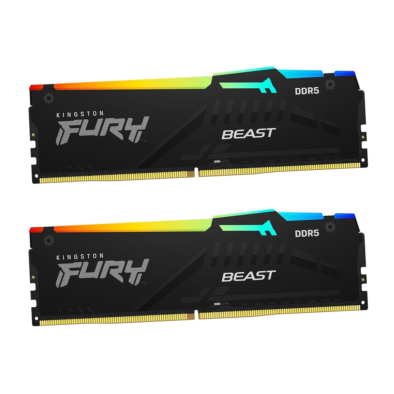 Комплект модулей памяти Kingston FURY Beast RGB KF556C36BBEAK2-32 DDR5 32GB (Kit 2x16GB) 5600MHz
