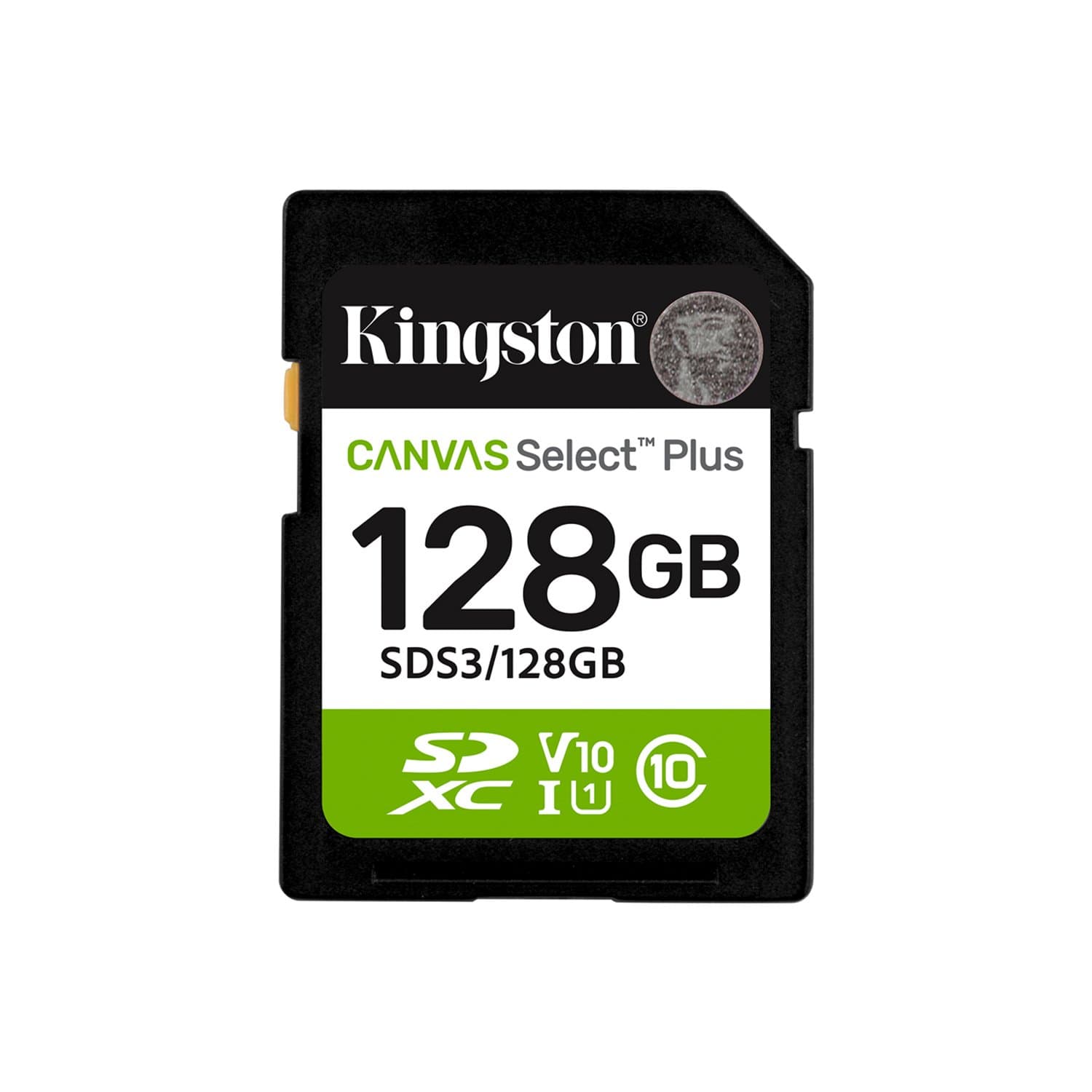 Карта памяти Kingston SDS3/128GB Canvas Select Plus C10 UHS-I U1 V10 128GB