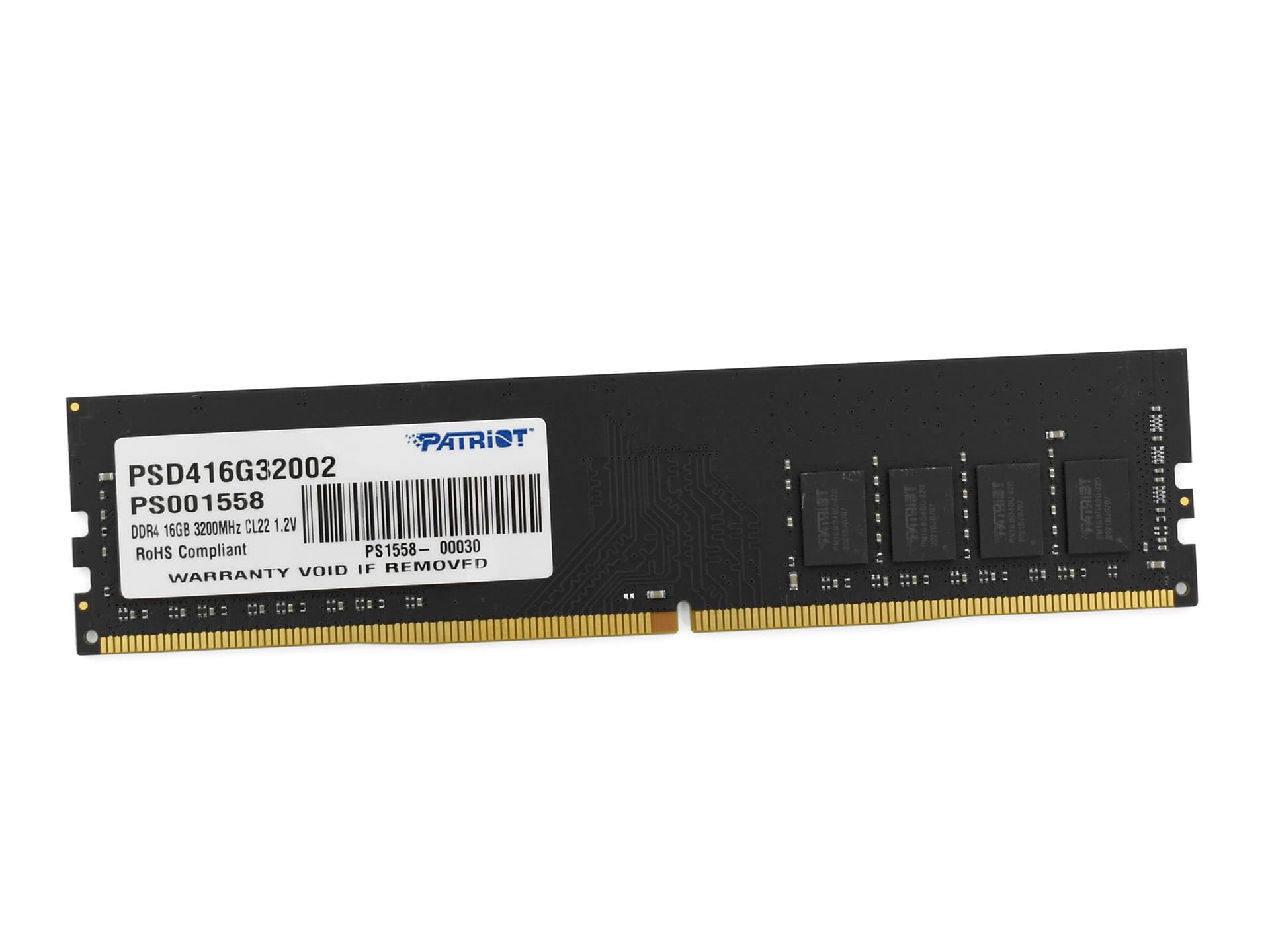 DIMM DDR4 16 GB <3200MHz> Patriot, PSD416G32002, CL22