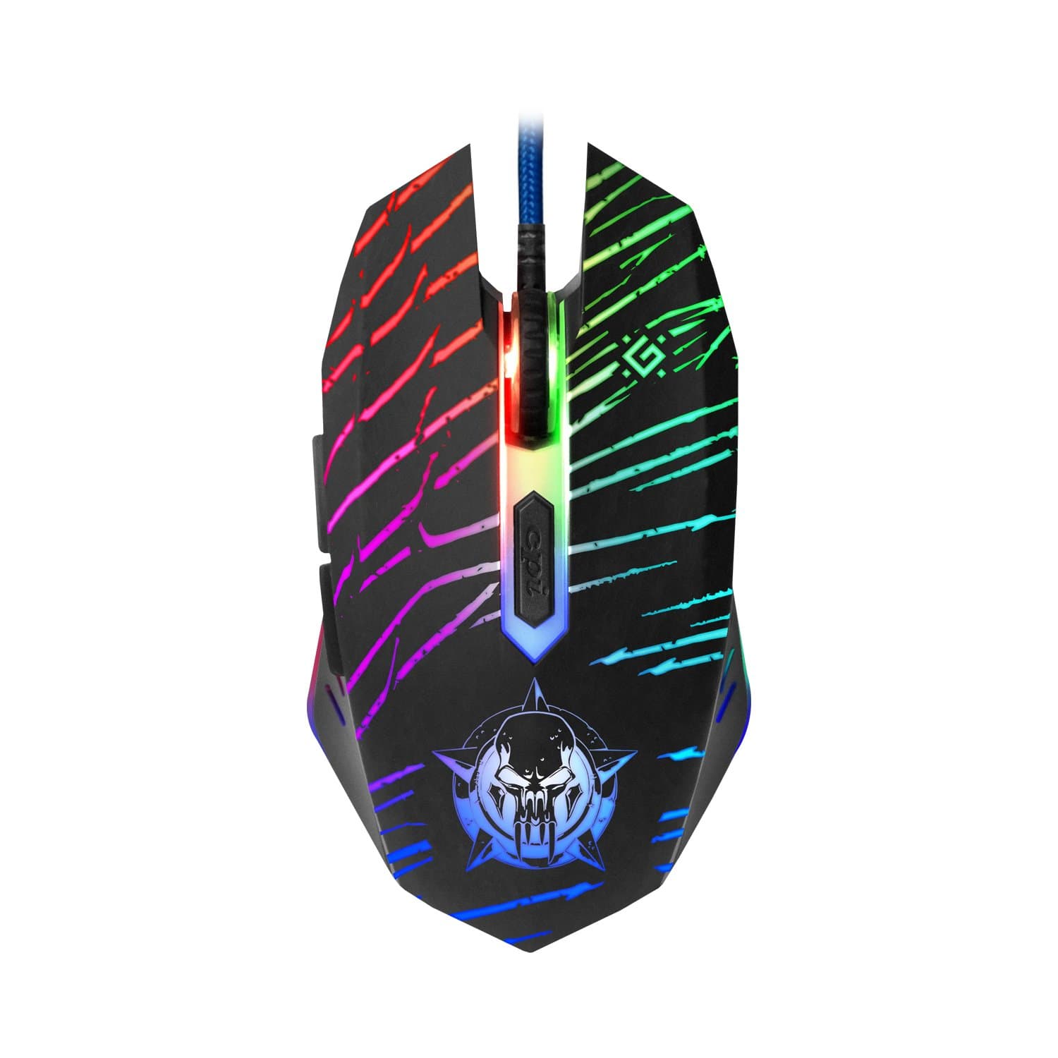 Mouse Defender Dark Agent GM-590L, USB, Optical 12800 dpi, black (52590)