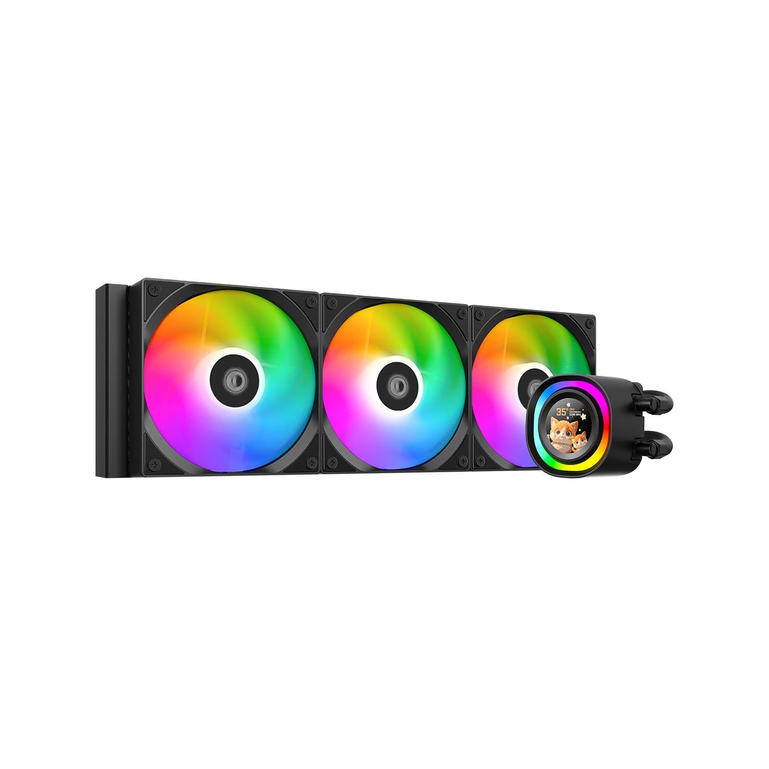 Water Cooler ID-Cooling FX360 LCD, for S1851/1700/1200/2066/2011/115x/AMD