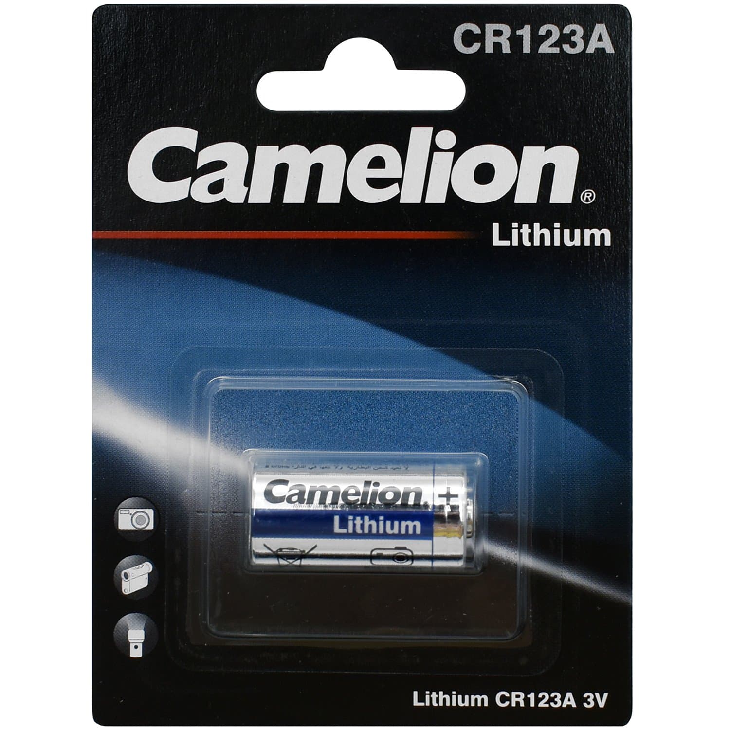 Батарейка CAMELION Lithium CR123A-BP1