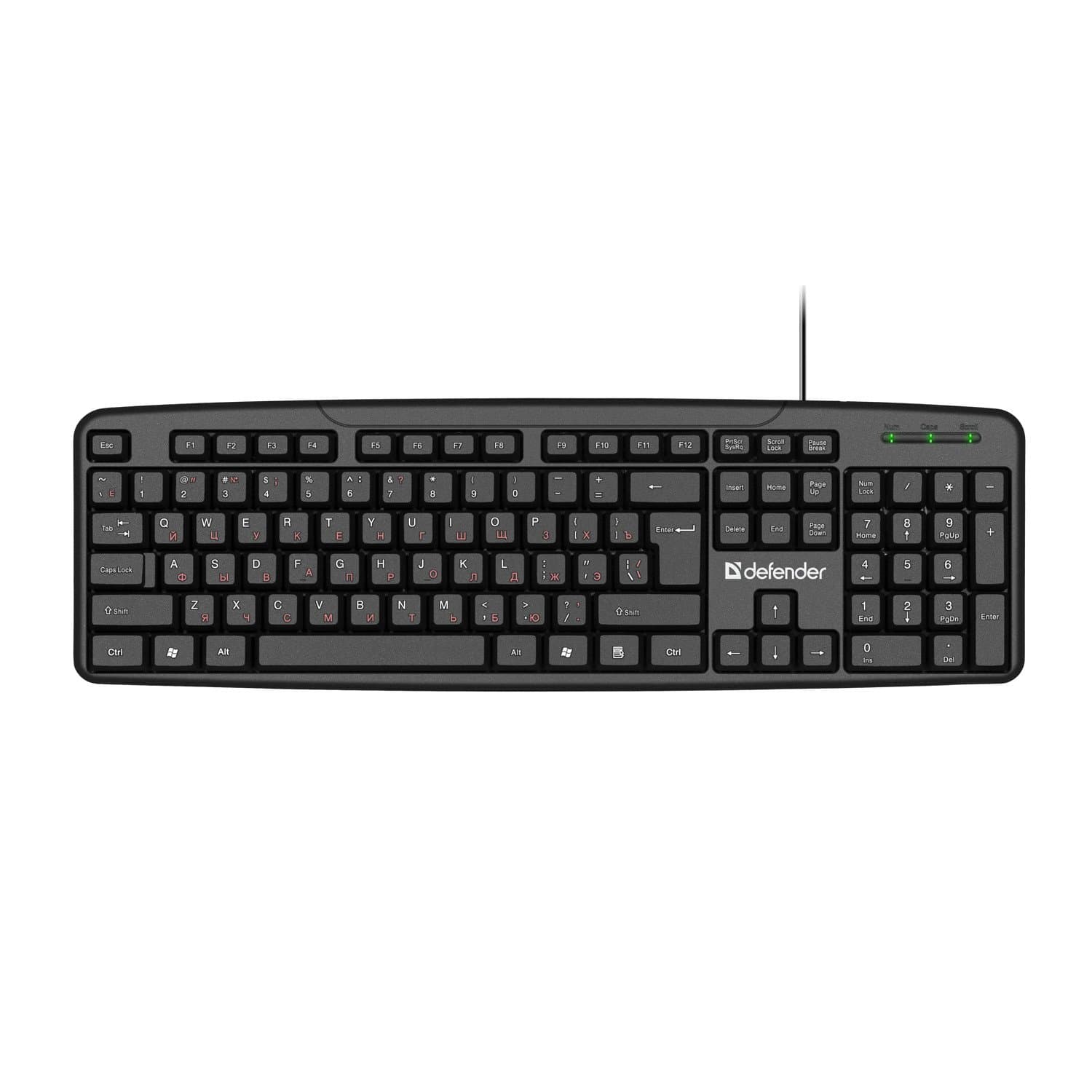 KeyBoard  USB, Defender Astra HB-588 RU, (45588)
