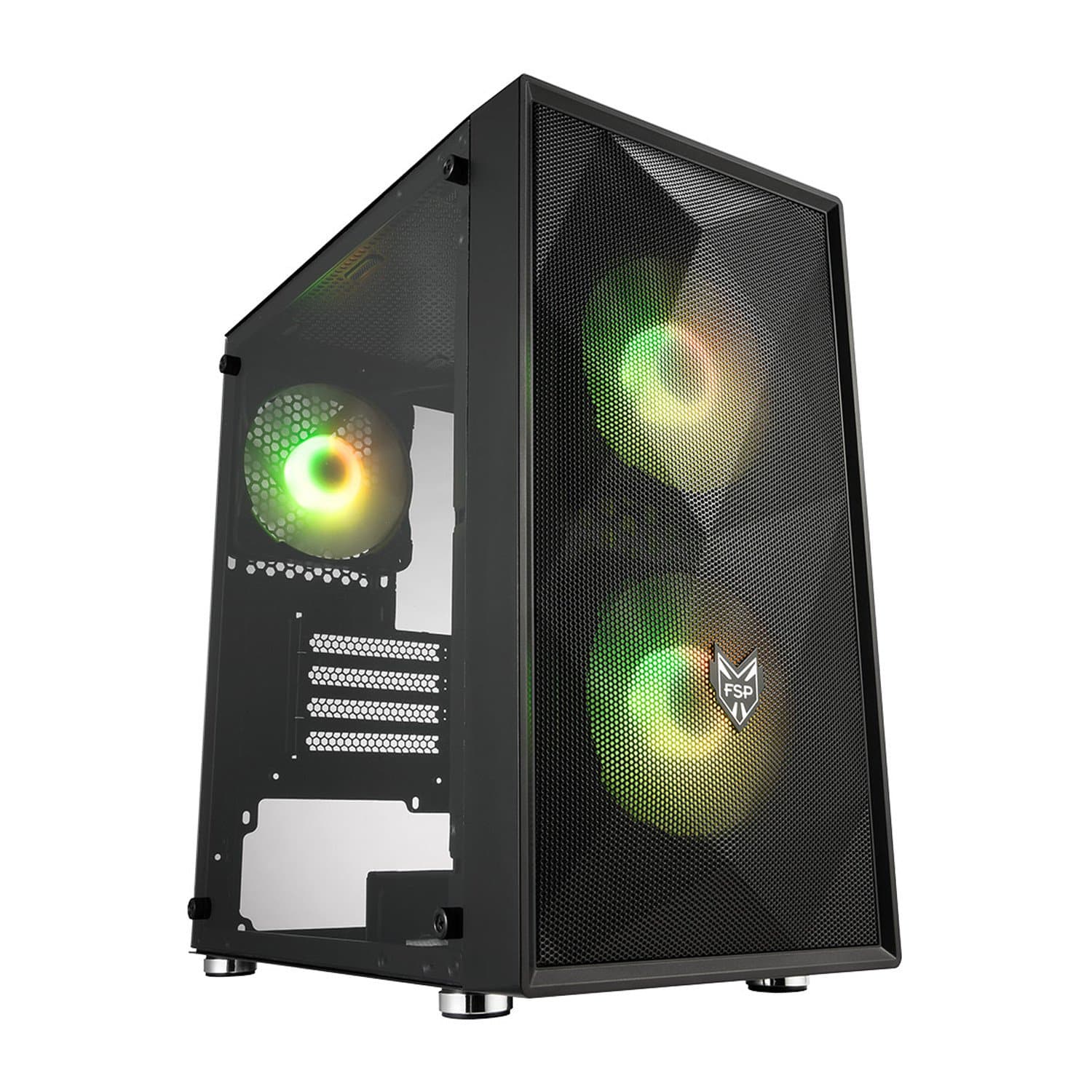 Case MATX mini tower FSP, CST130A , (без БП) , Black