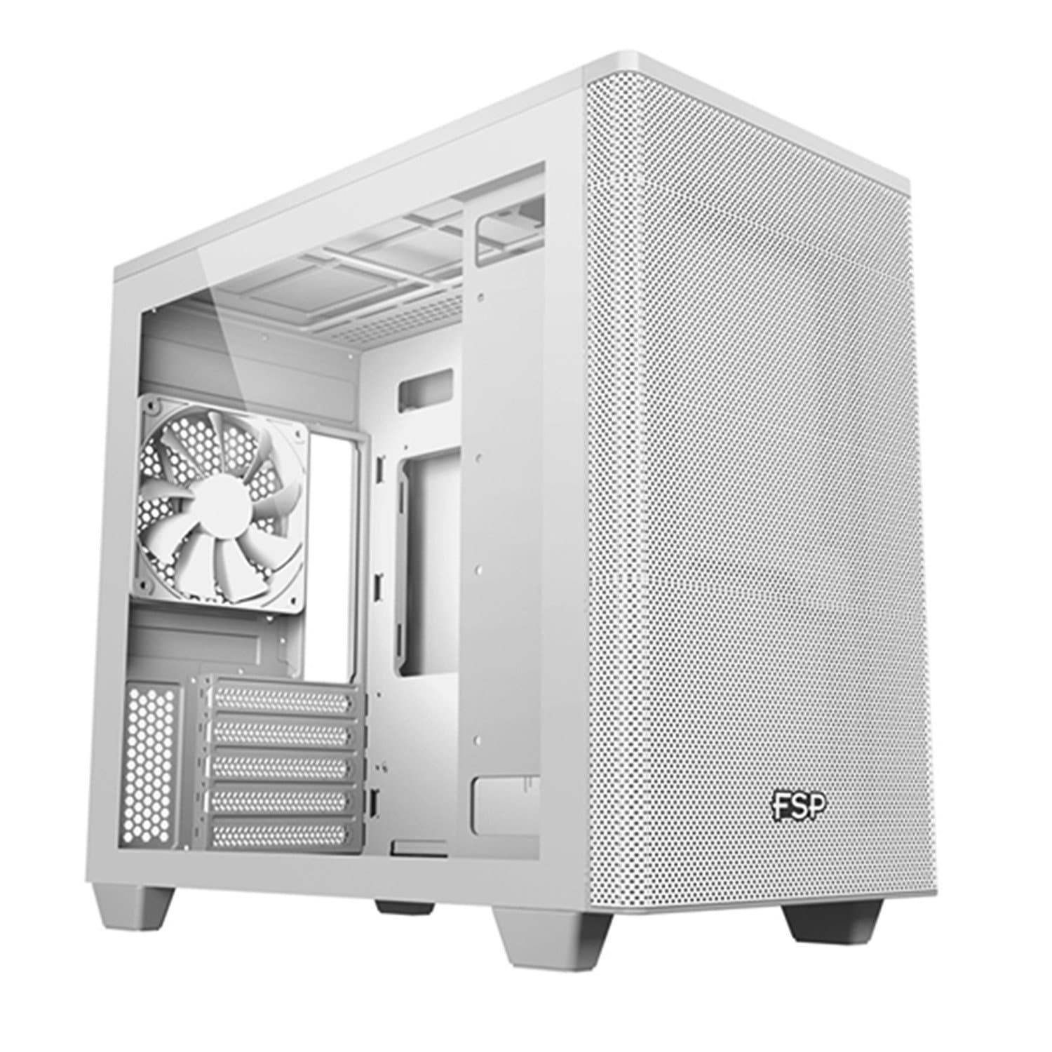 Case MATX mini tower FSP, CST360W , (без БП) , White