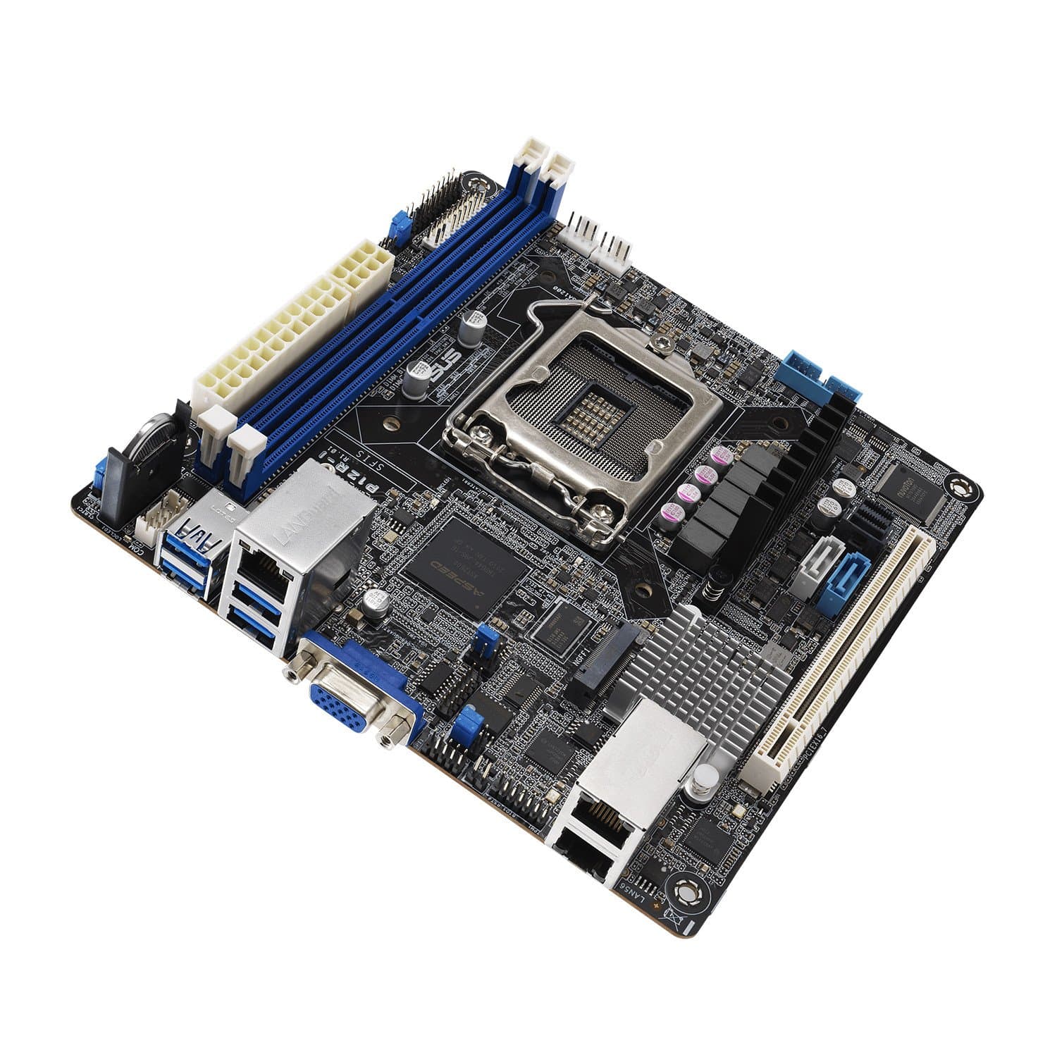 MB Socket1200, mITX, iC252 (D-Sub, 2GNIC) Asus P12R-I, 2DDR4, PCIx16, M.2, 6 SATA