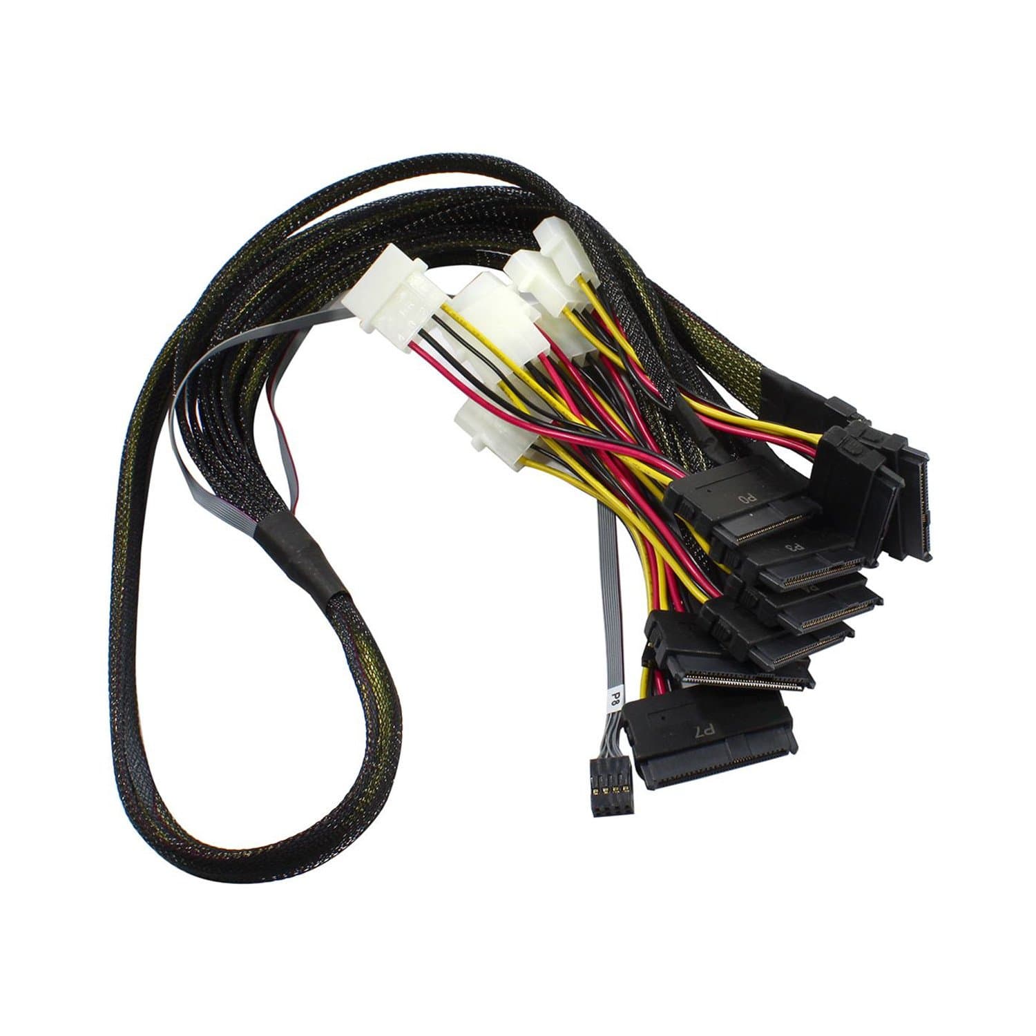 Cable SAS, ACD ACD-60006-JP, Slimline SASx8 (SFF8654) -> 8x U.3 Direct, 1m