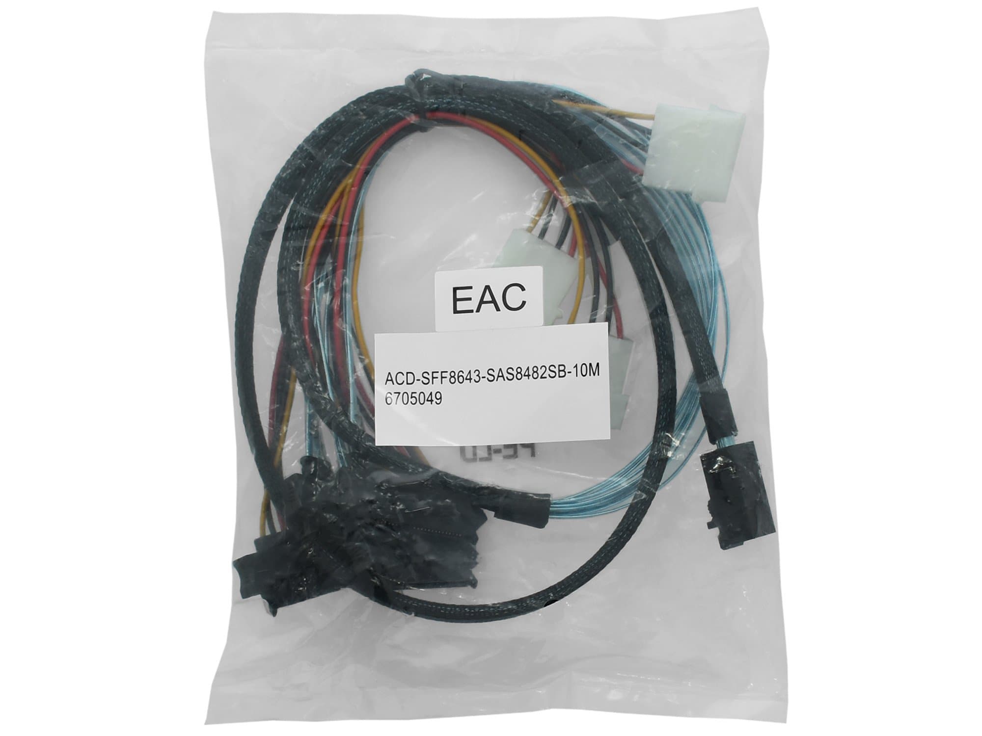Cable SAS, ACD ACD-SFF8643-SAS8482SB-10M, HDmSAS -to- 4*SAS internal cable, 1m