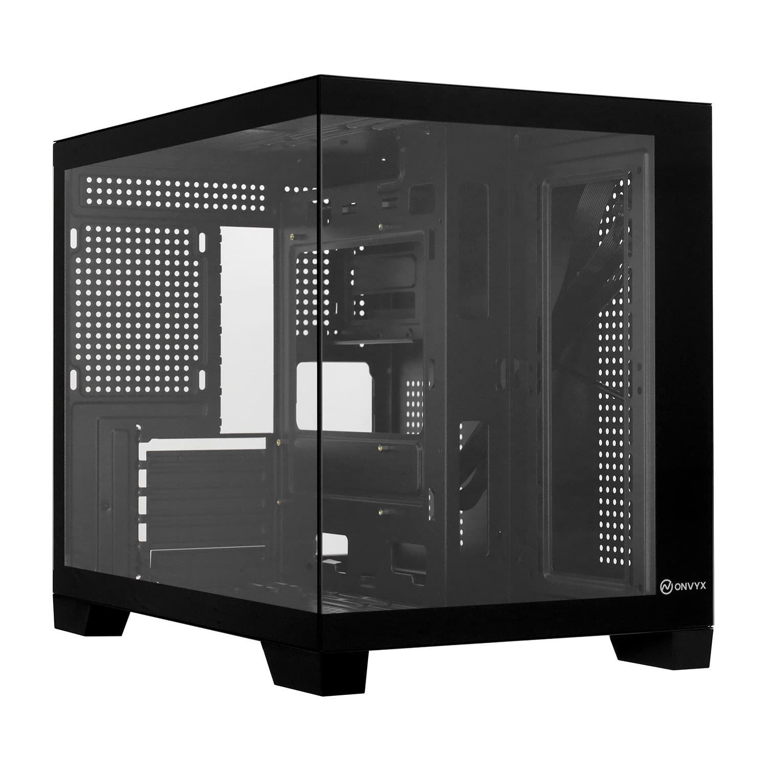 Case MATX midi tower ONVYX, PCM420K, (без БП), Black