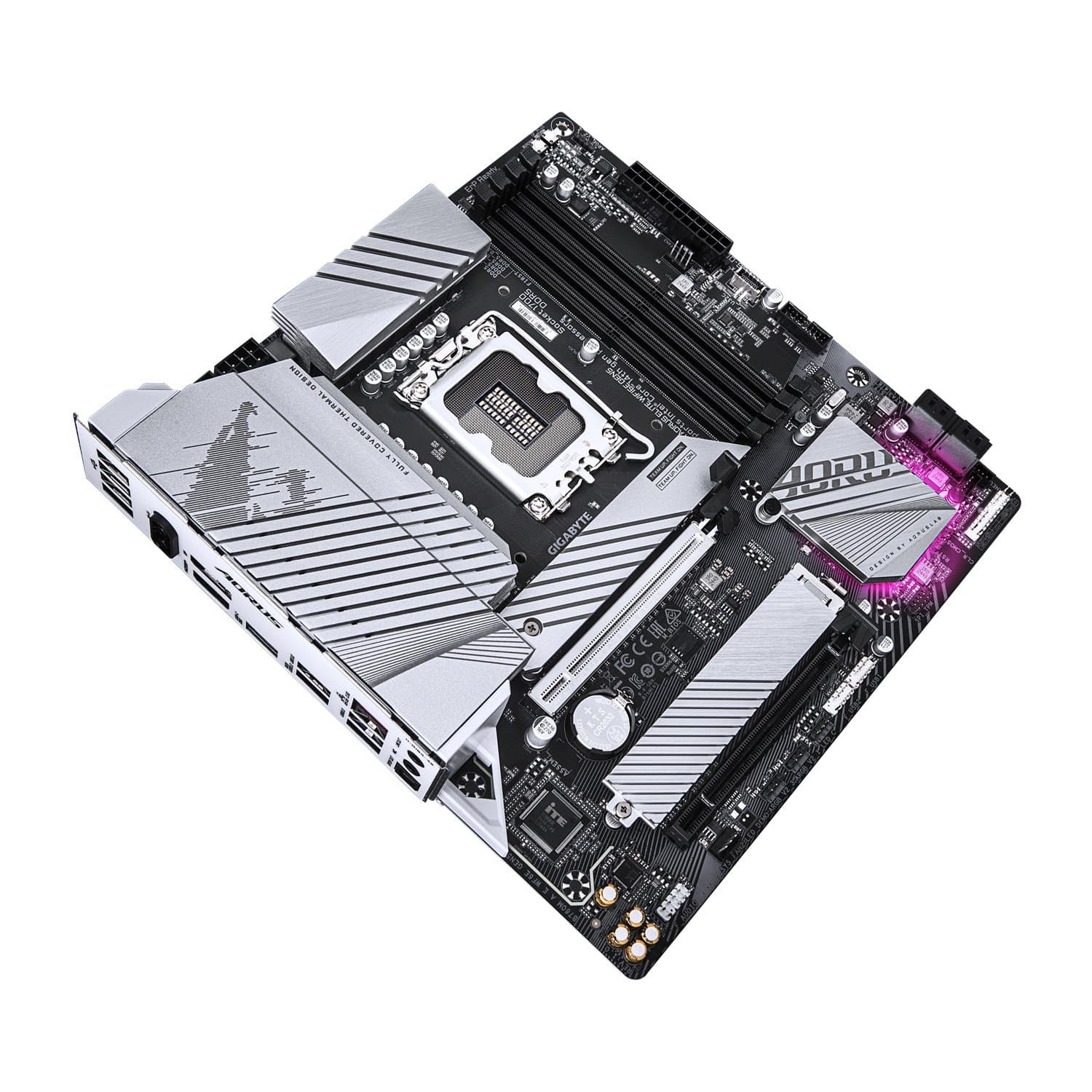 MB Socket1700, MATX, iB760 (DP+HDMI), Gigabyte B760M AORUS ELITE WIFI6E, 4DDR5, 2PCIx16