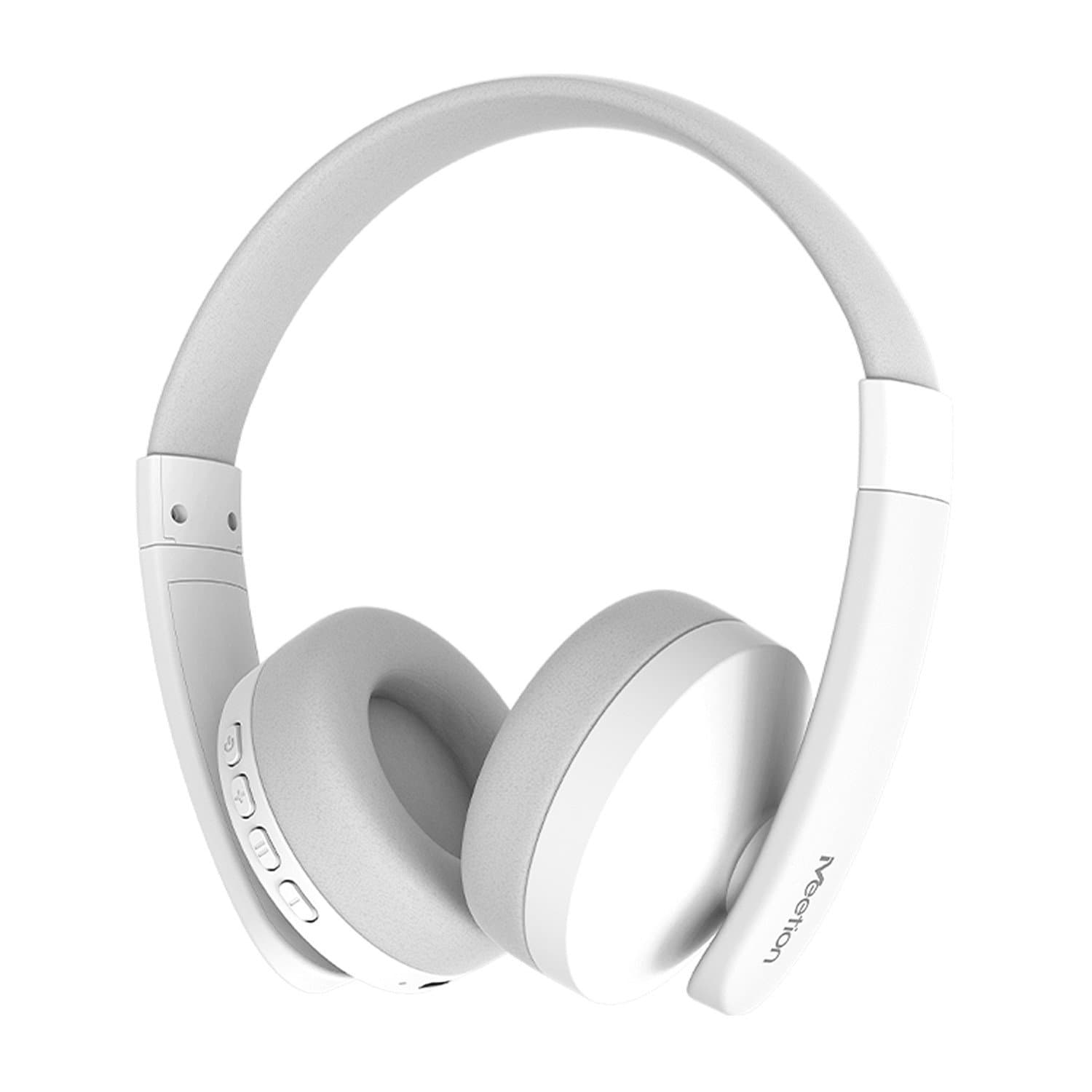 Bluetooth garnitura MeeTion BTH003, BT/cable, 20-20000Hz, 32ohm, white — фото 1