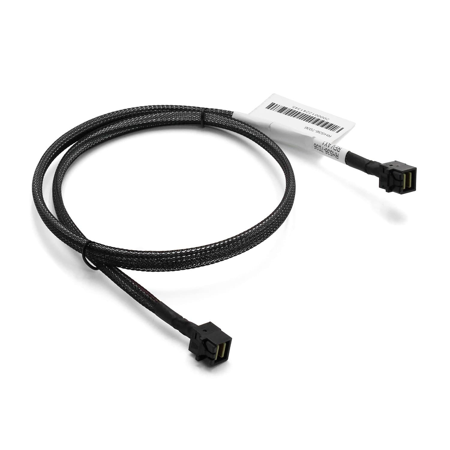 Cable SAS, Amphenol RHS36-7036, SFF8643-SFF8643, HDmSAS-to-HDmSAS, w/SideBand, 75cm