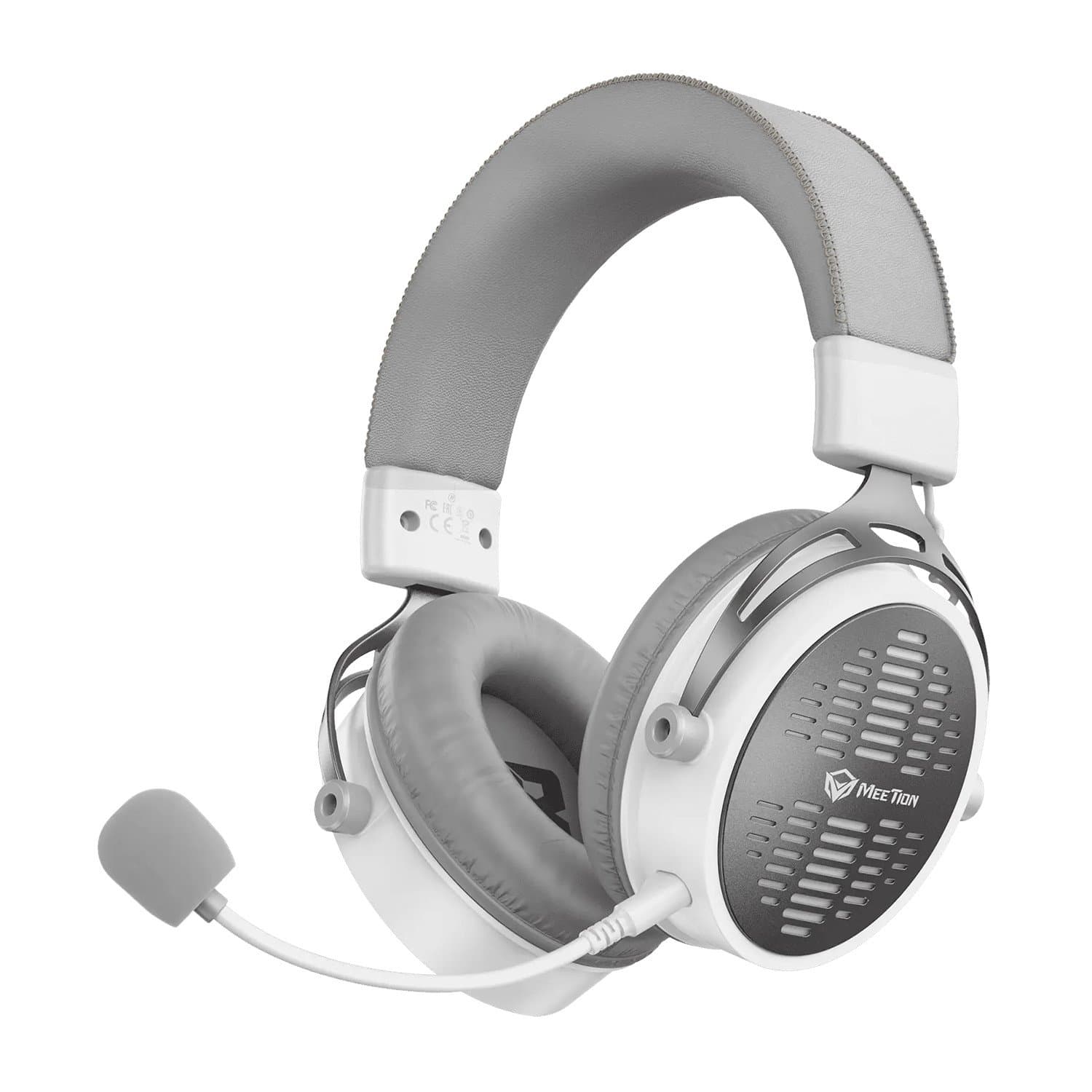 Bluetooth garnitura MeeTion BTH013, BT/wireless, 20-20000Hz, 118dB, Silvery White — фото 1
