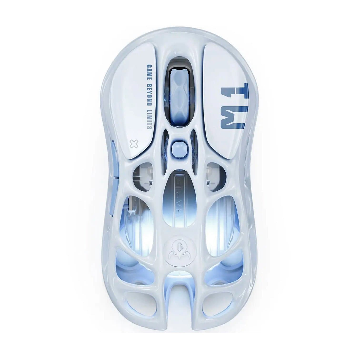 Mouse GravaStar Mercury M1 Pro, Wireless, BT/2.4GHz/cable, (PAW3395) 26000 dpi, 5 buttons,USB,Blue