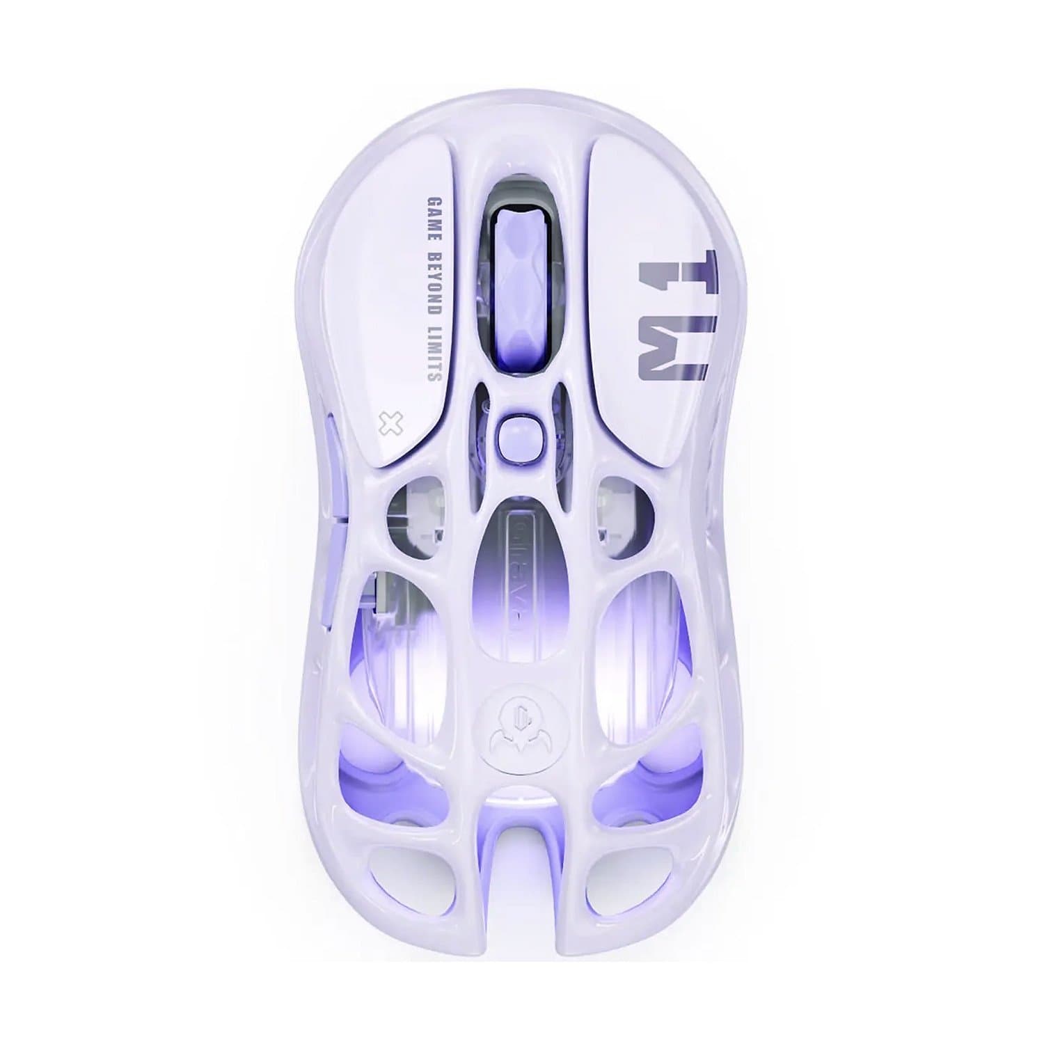 Mouse GravaStar Mercury M1 Pro, Wireless, BT/2.4GHz/cable, (PAW3395) 26000 dpi, 5 buttons,USB,Purple