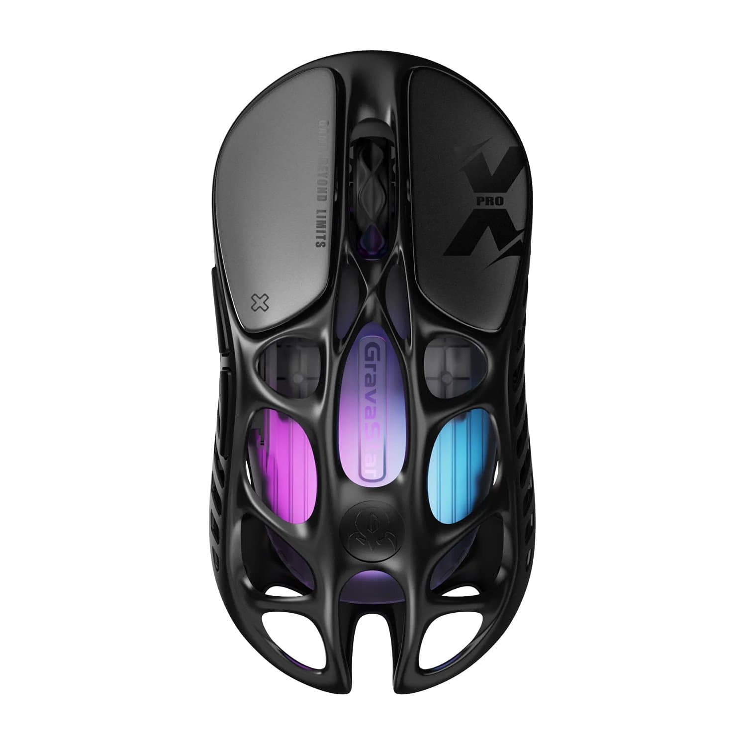 Mouse GravaStar Mercury X Pro 8K, Wireless, BT 5.1/2.4GHz, Optical 32000 dpi, 5 buttons, USB, Black