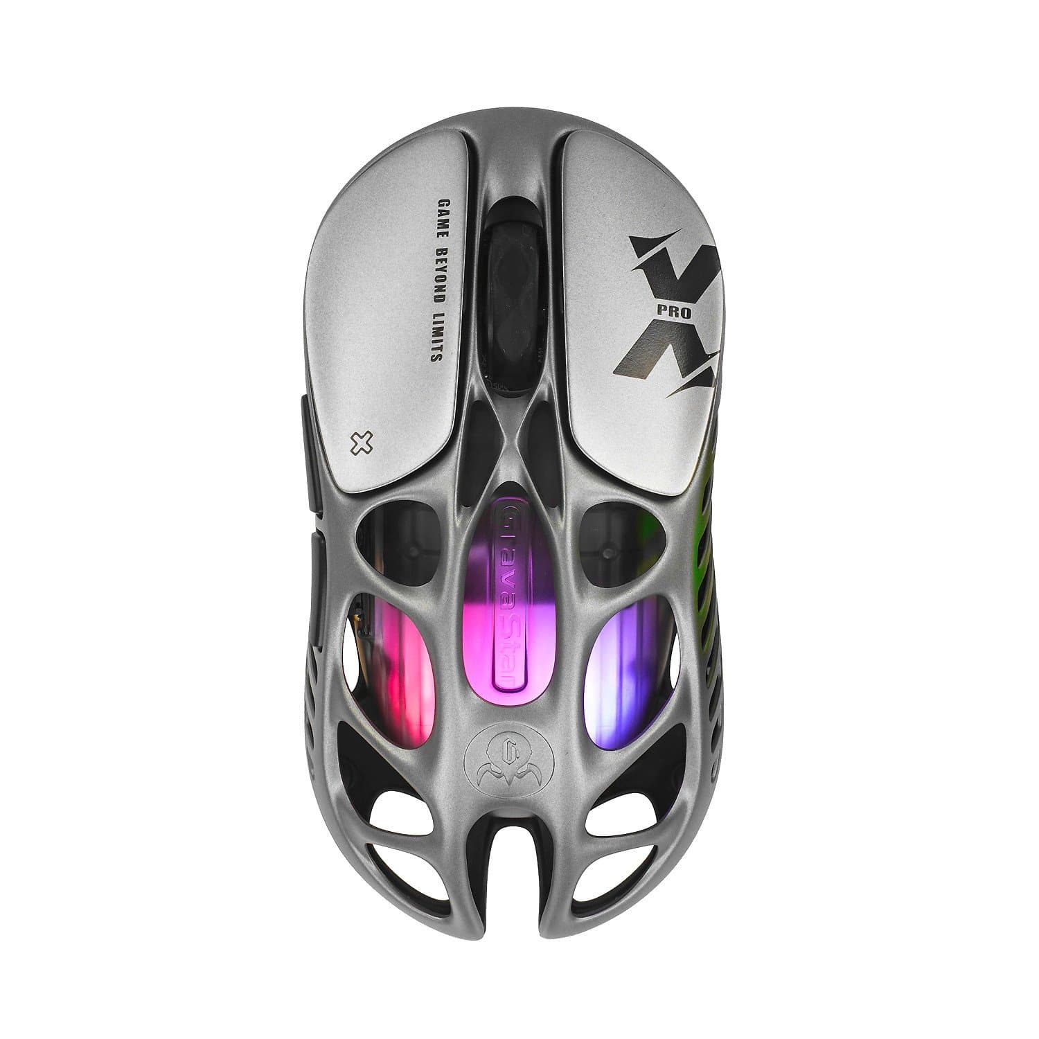 Mouse GravaStar Mercury X Pro 8K, Wireless, BT/2.4GHz/cable, (PAW3950) 32000 dpi, 5 buttons,Silver