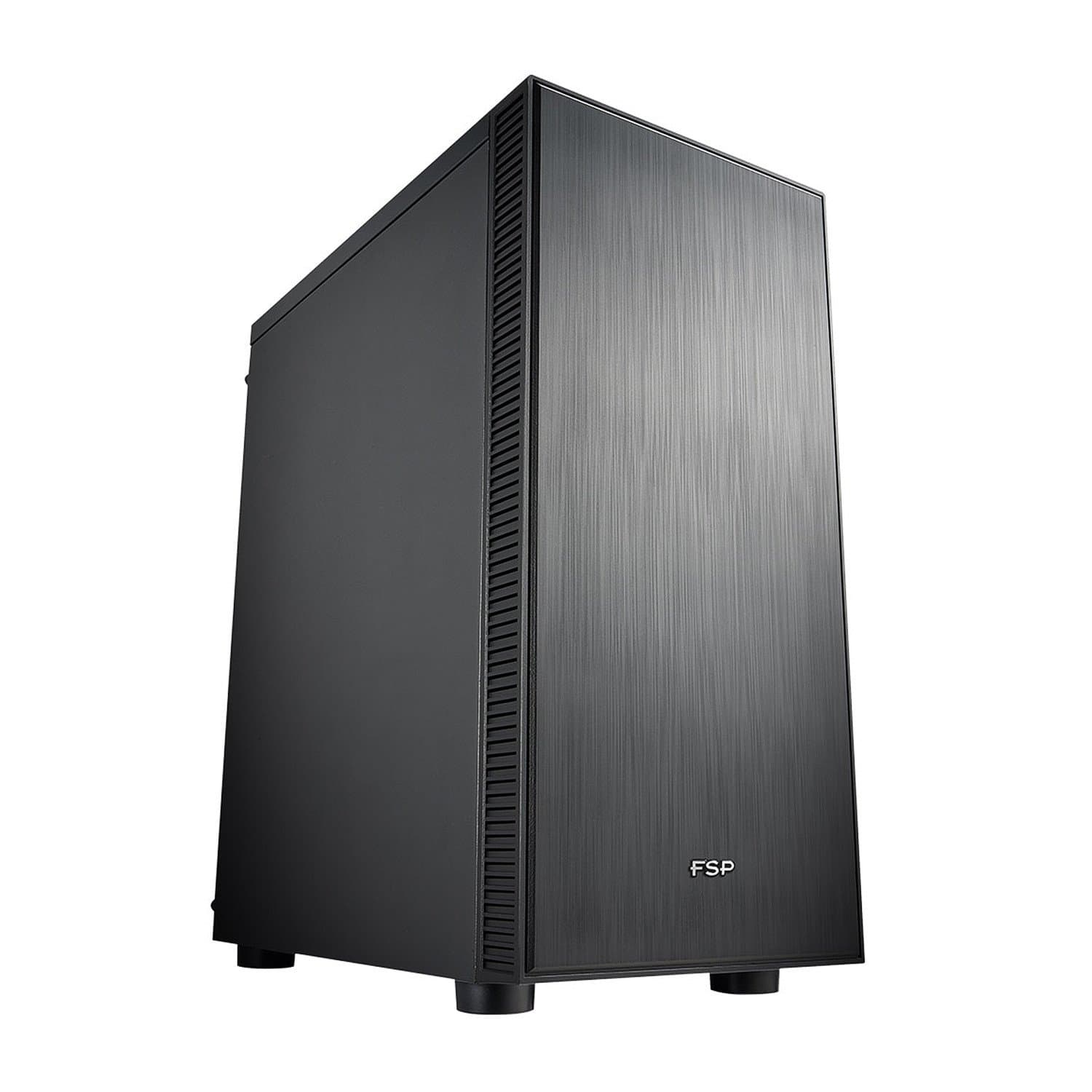 Case ATX midi tower FSP CMT223S , (без БП), BLACK