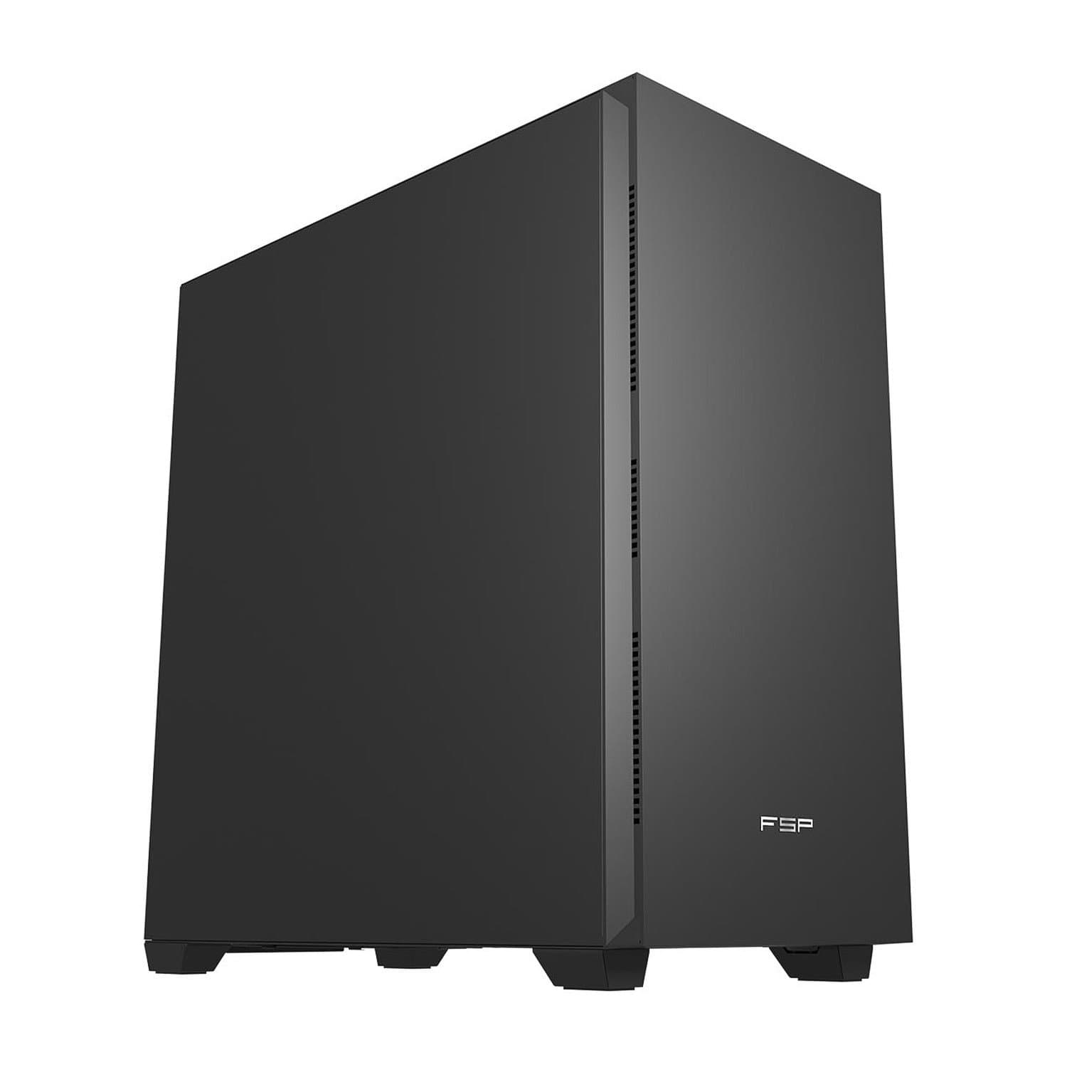 Case E-ATX midi tower FSP U530-BS, (без БП), Black