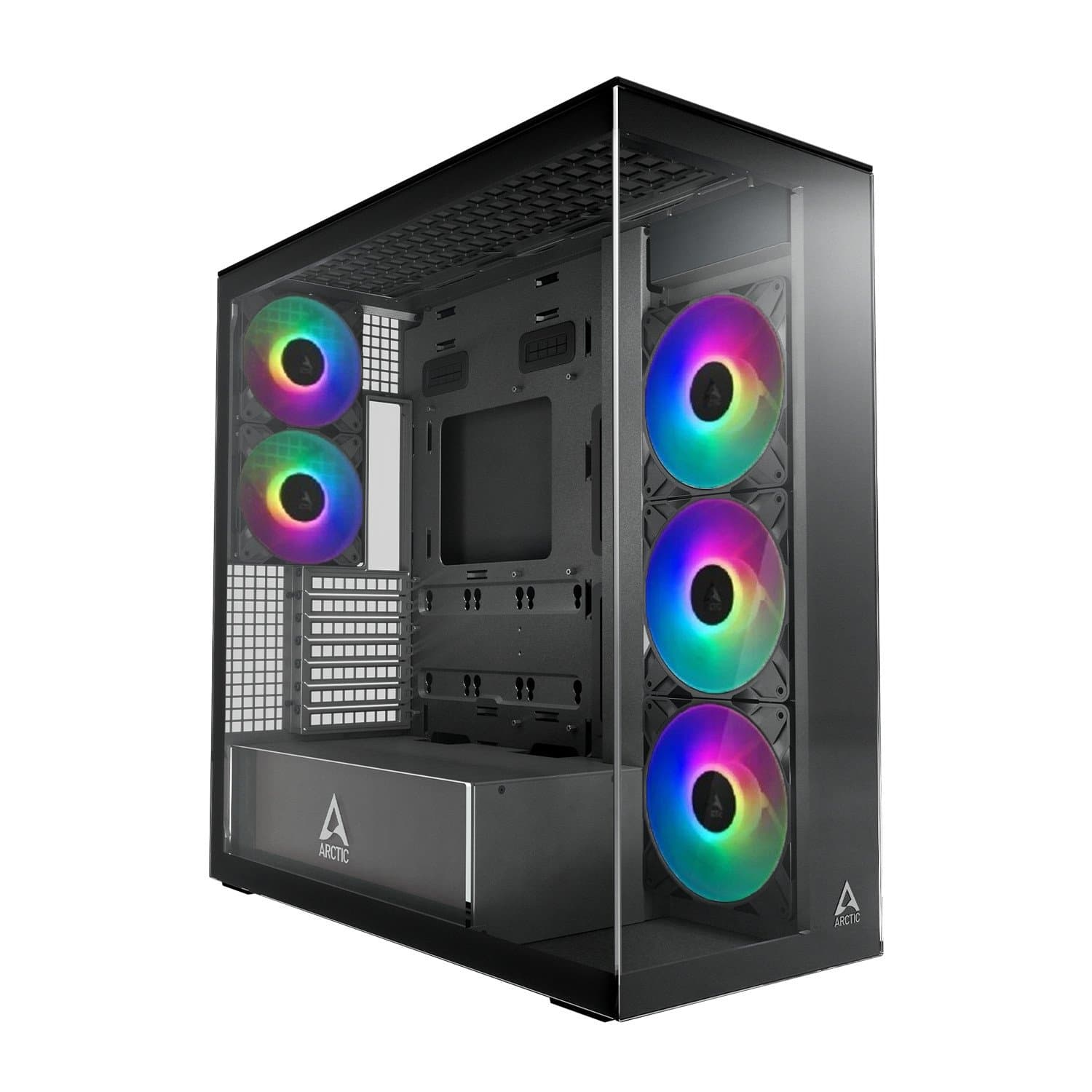 Case ATX midi tower Arctic Cooling Xtender ACPCC00023A, (без БП), black
