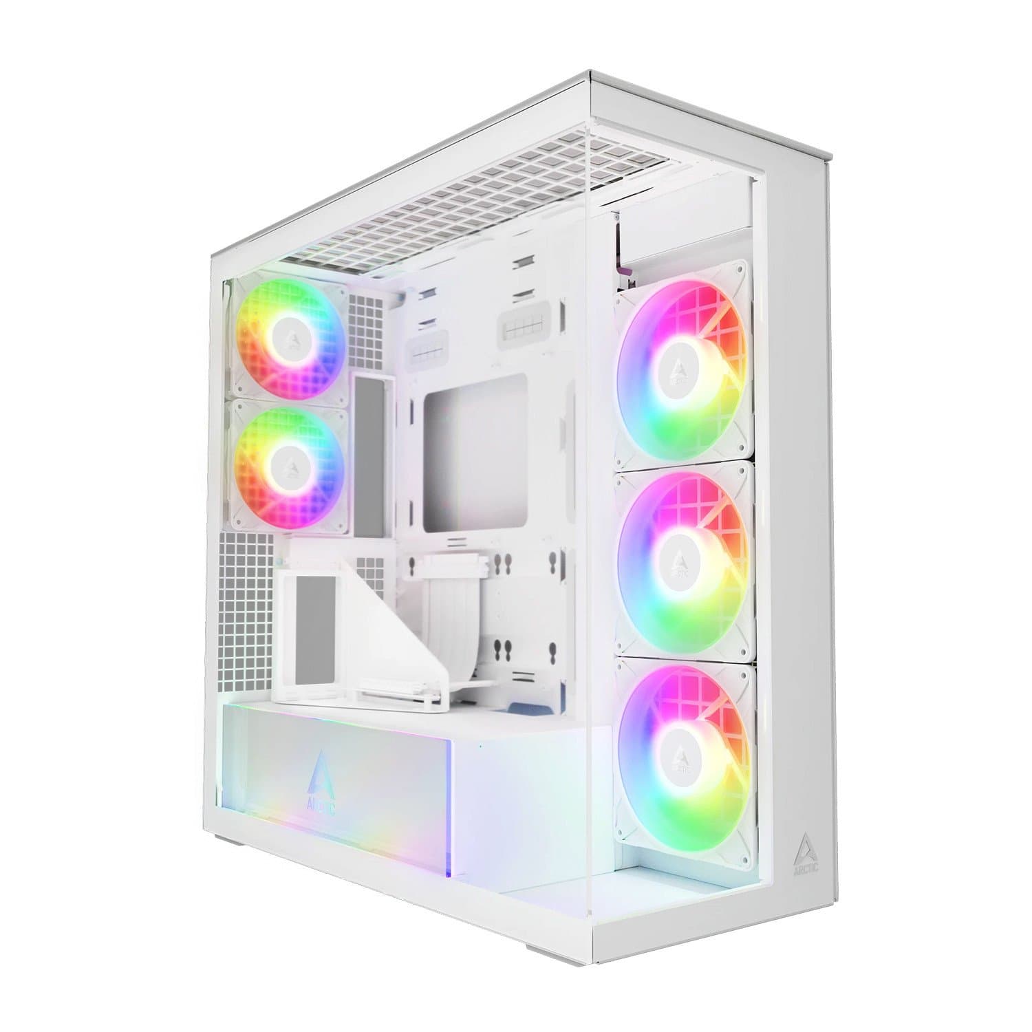 Case ATX midi tower Arctic Cooling Xtender VG ACPCC00017A, (без БП), white