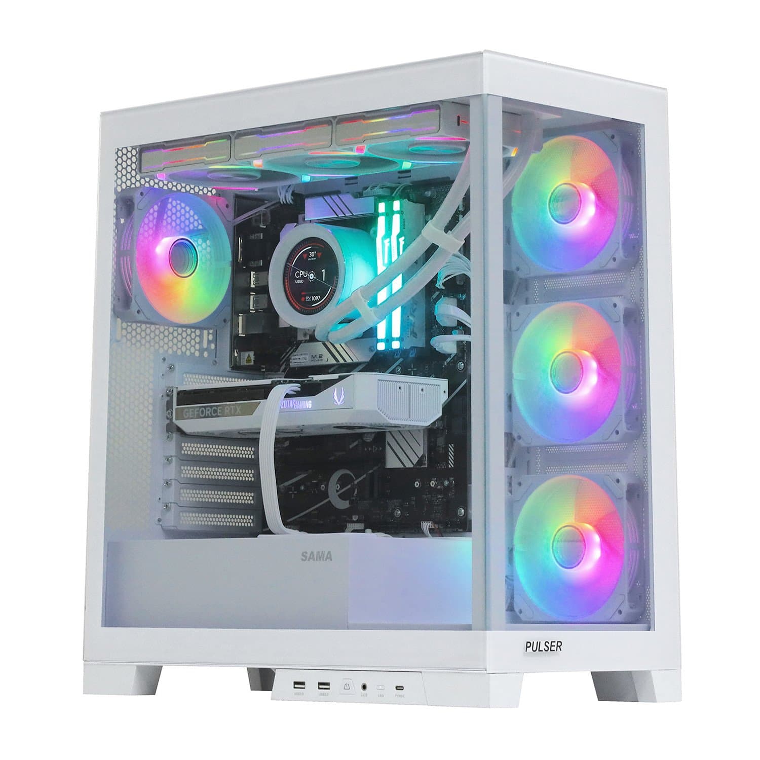 Core i7-14700F-2.1GHz/B760/RAM 32GB/SSD 1TB (M.2)/RTX5070-12GB/no DVD/1000W/
