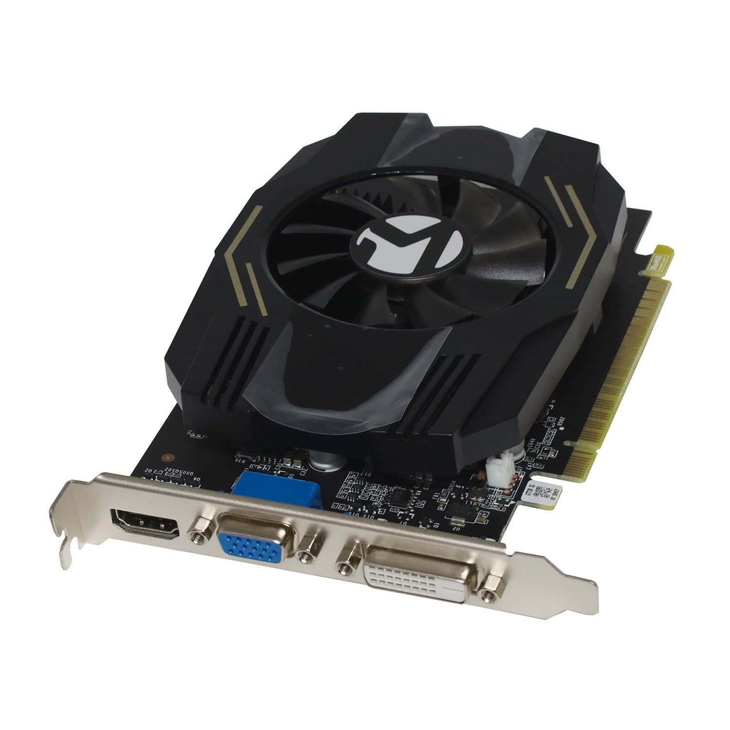 GPU NVIDIA, 2 GB, MaxSun GT 730 [MS-GT730 PH 2G], DVI/HDMI/VGA, DDR3/64bit
