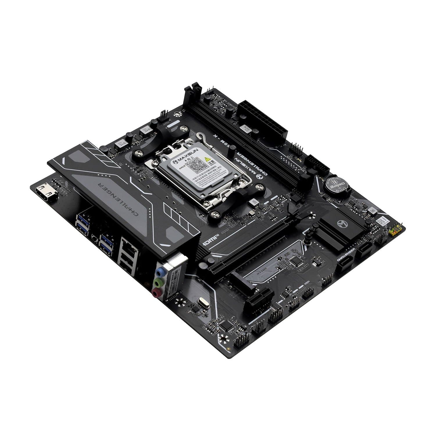 MB Socket AM5, MATX, AMD B650 (HDMI) MaxSun Challenger B650M-K, 2DDR5, 2PCIx16, PCIx1