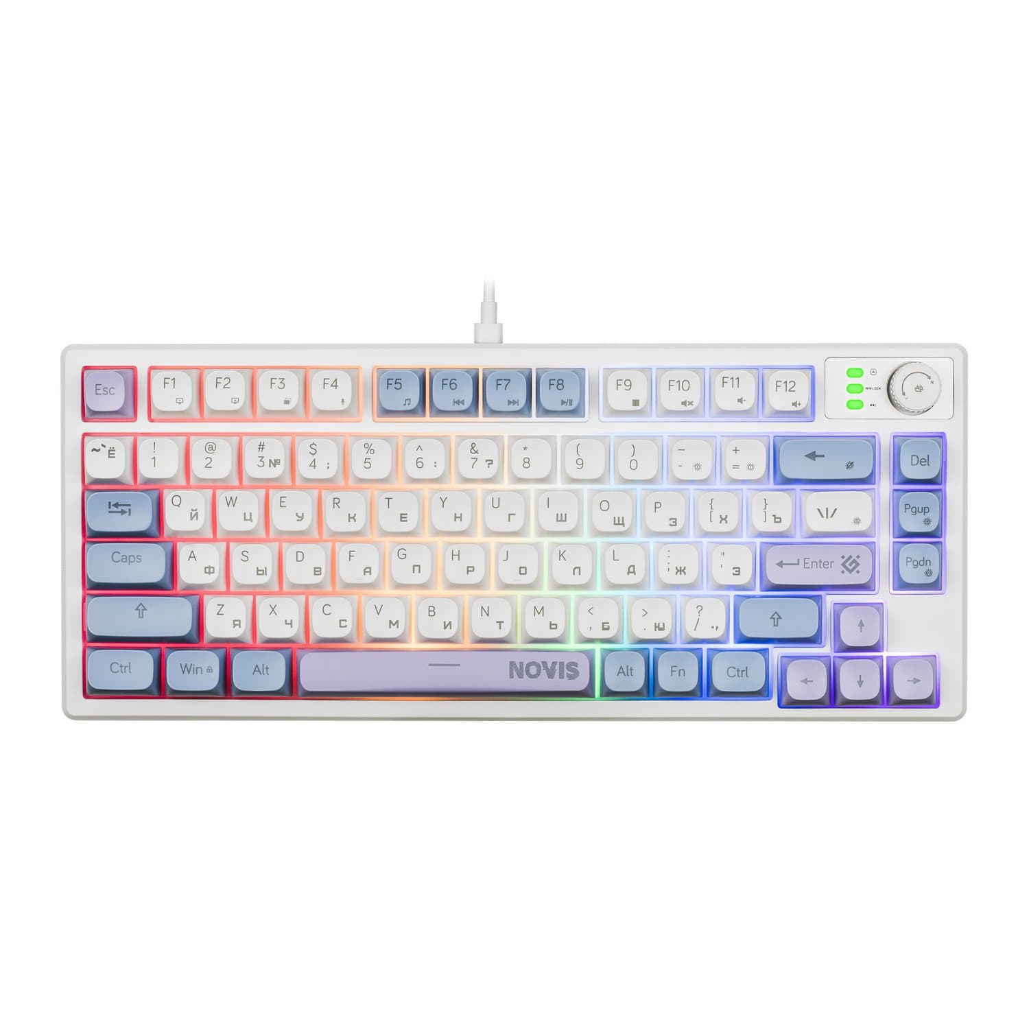 KeyBoard  USB, Defender Novis GK-318 RU, (45318)