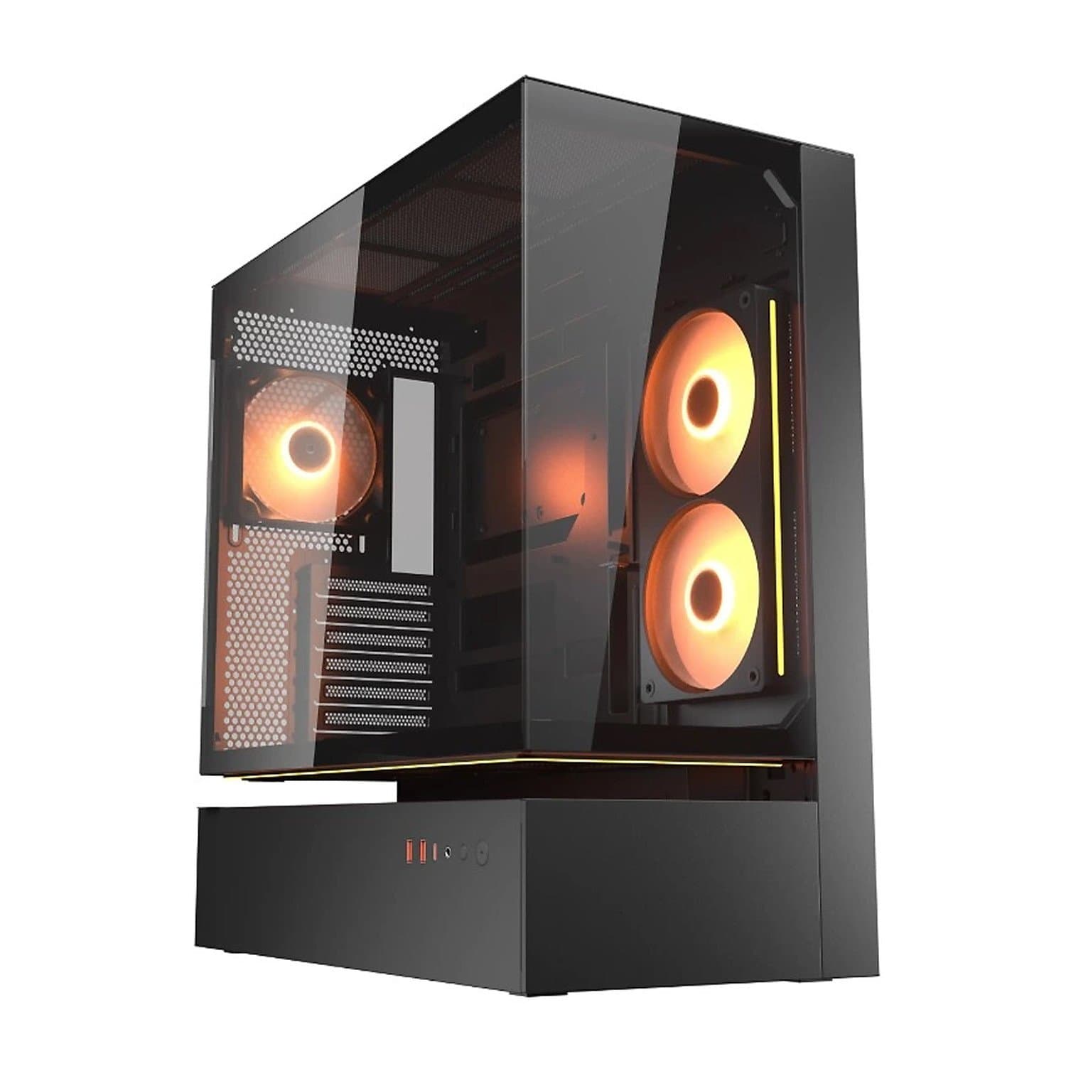 Case ATX midi tower Cougar CFV235, (без БП), black