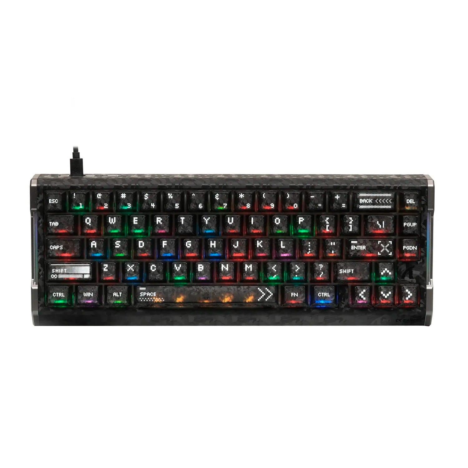 KeyBoard USB, Attack Shark R68 HE Ink Shade, mechanical, USB-C