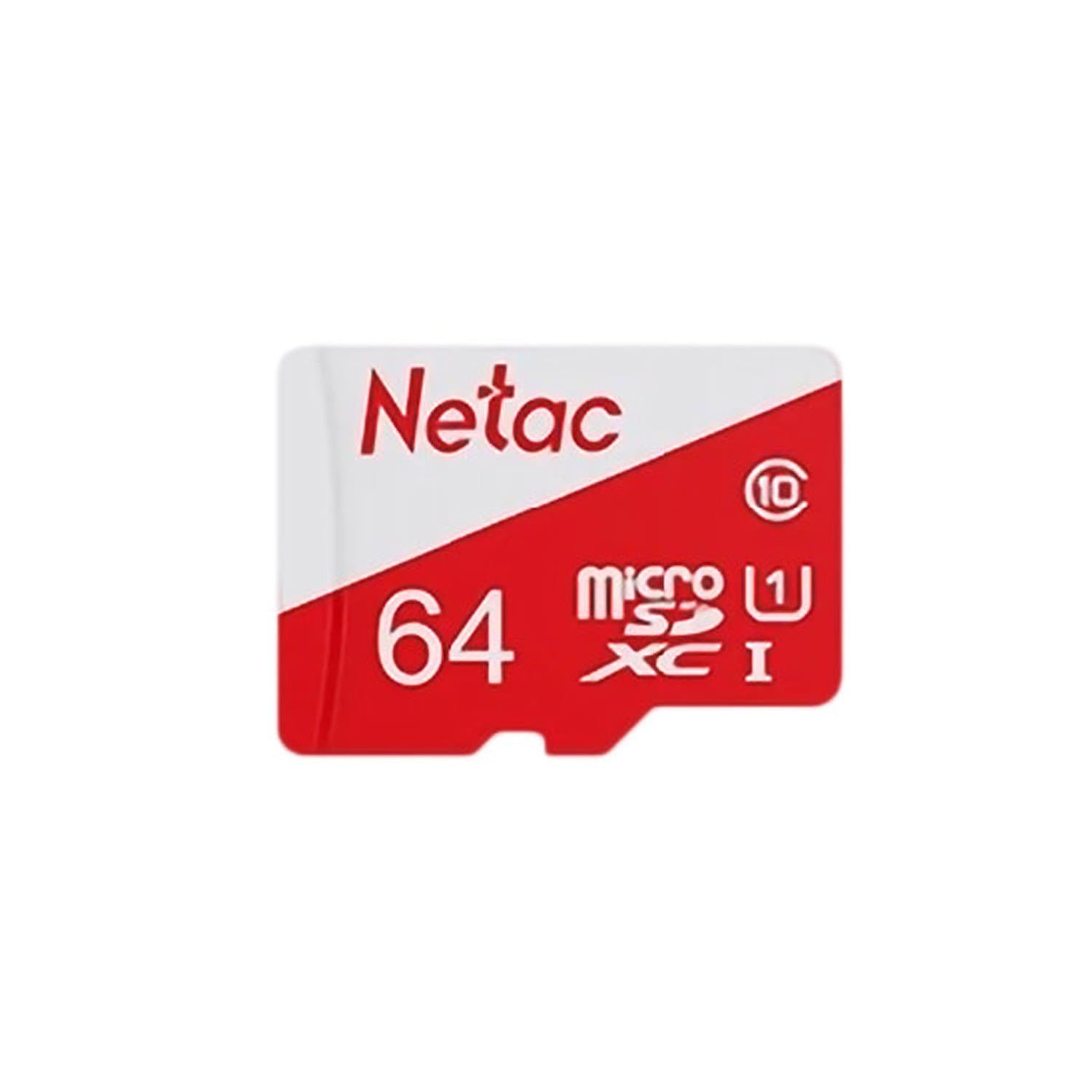 MemoryCard microSDXC   64GB, Netac P500 ECO, NT02P500ECO-064G-R, Class 10, + adapter SD