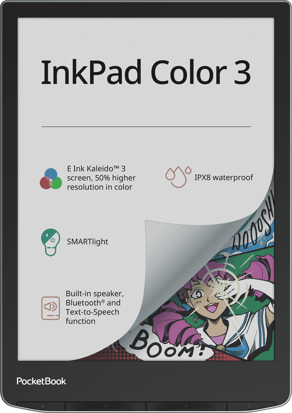Электронная книга PocketBook PB743К3-1-CIS темно-серый