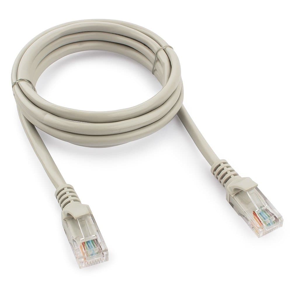 Патч-корд UTP Cablexpert PP12-1.5M кат.5e, 1.5м, литой, многожильный (серый)