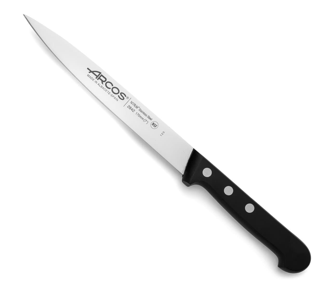 Нож гибкий Arcos Universal Kitchen 280204 170мм черный