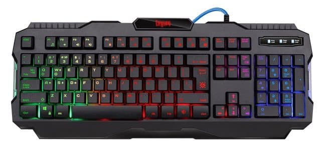 Клавиатура игровая Defender Legion GK-010DL RU, черный