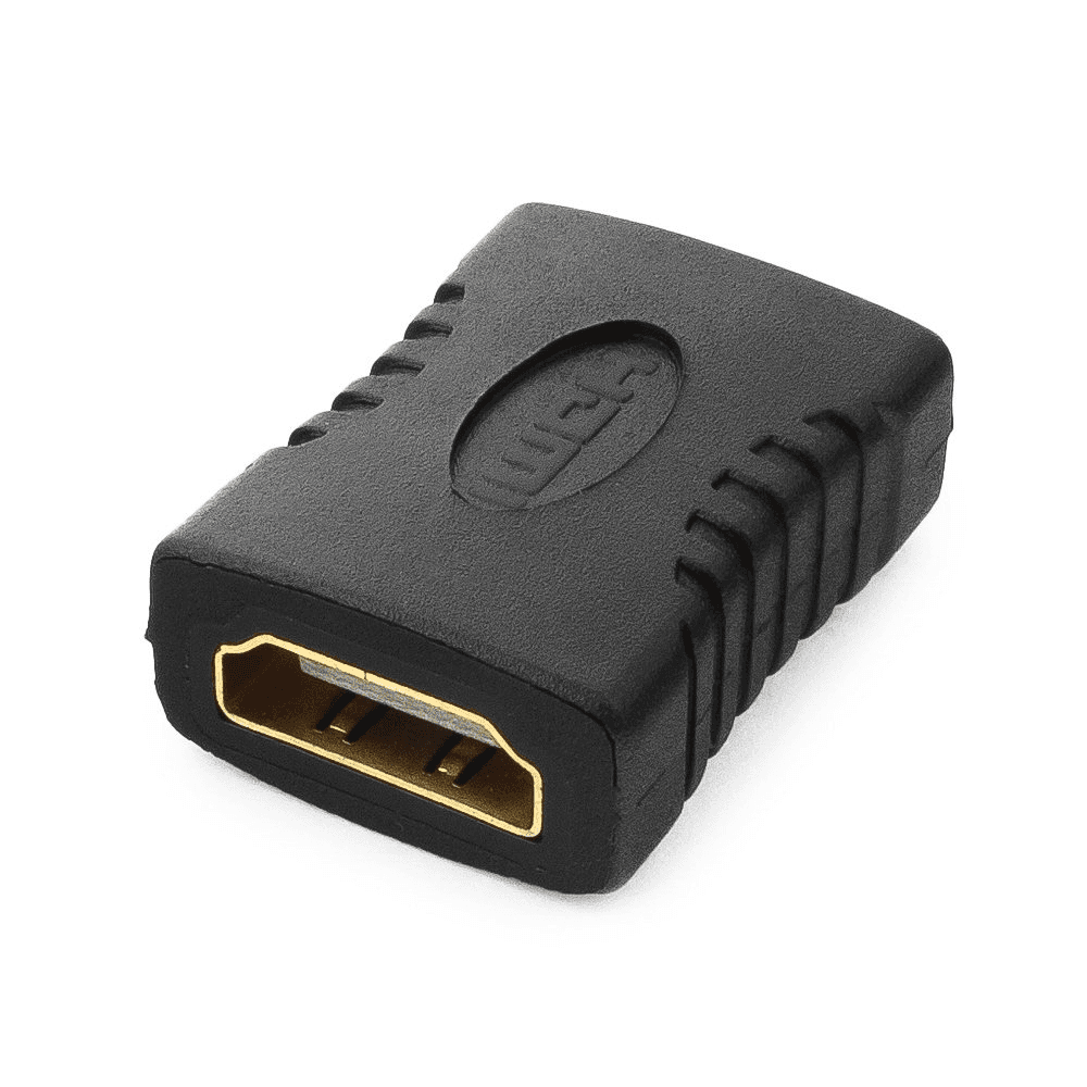 Переходник HDMI <-> HDMI Cablexpert A-HDMI-FF, 19F/19F, позолоченные контакты, черный, пакет