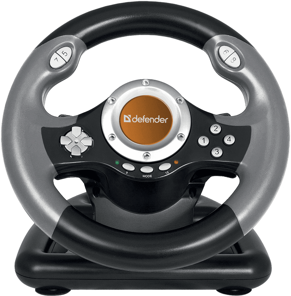 Руль игровой Defender Challenge Mini LE USB комбинированный