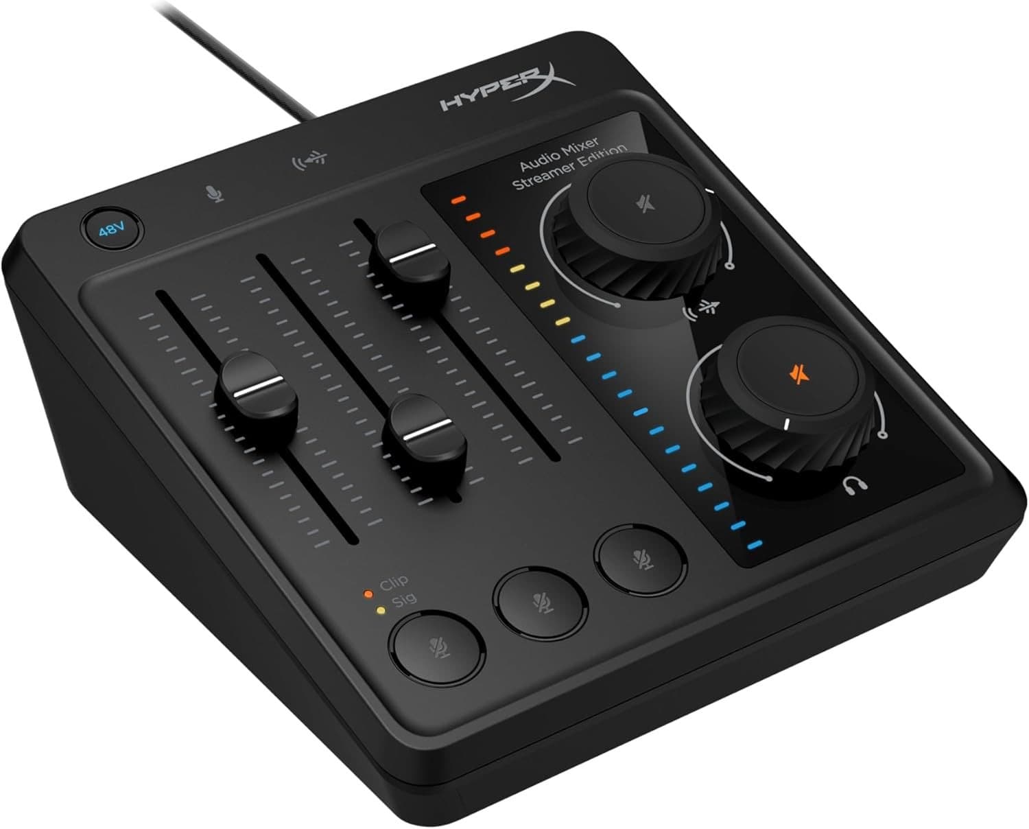 Аудиомикшер HyperX 73C12AA черный