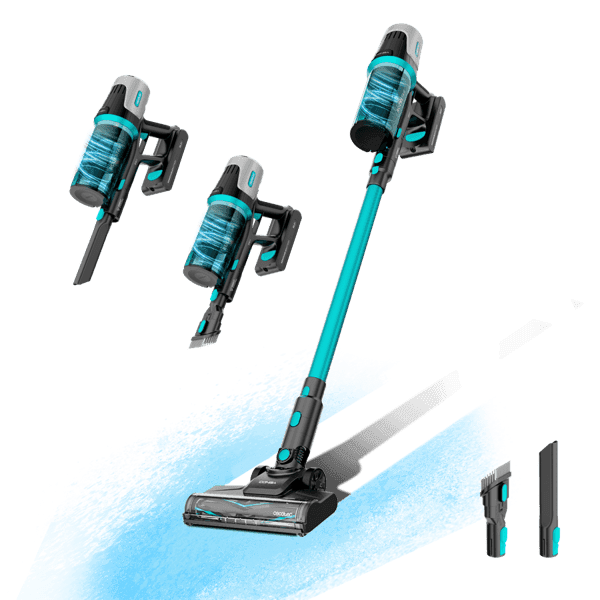 Пылесос вертикальный Cecotec Conga Rockstar 1500 Horizon Genesis XL голубой